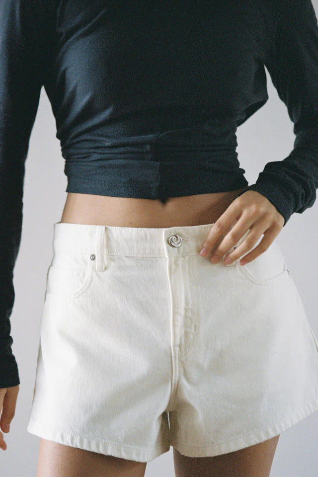 Ebony High Flare Short Bone