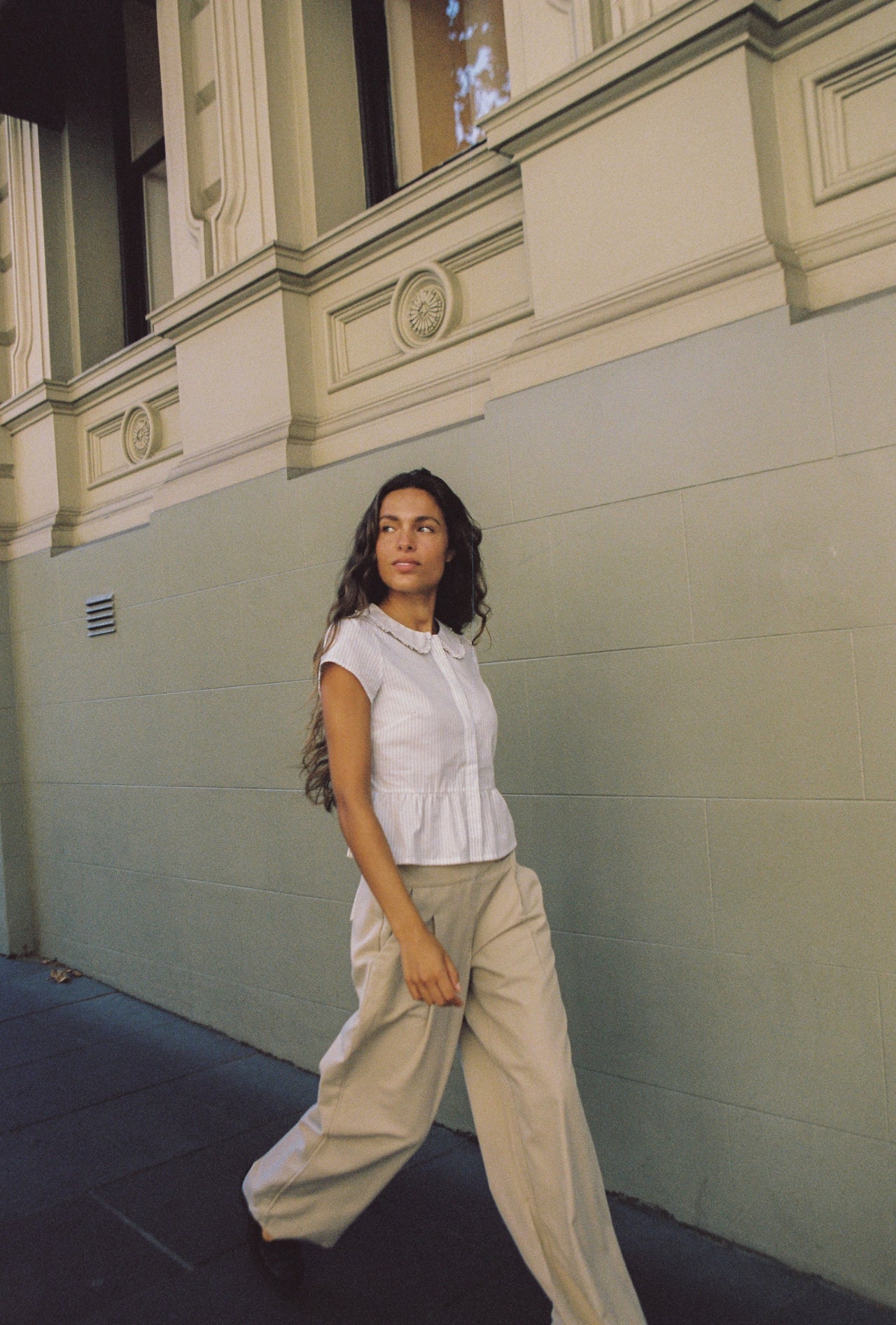 Emilie Blouse Pinstripe