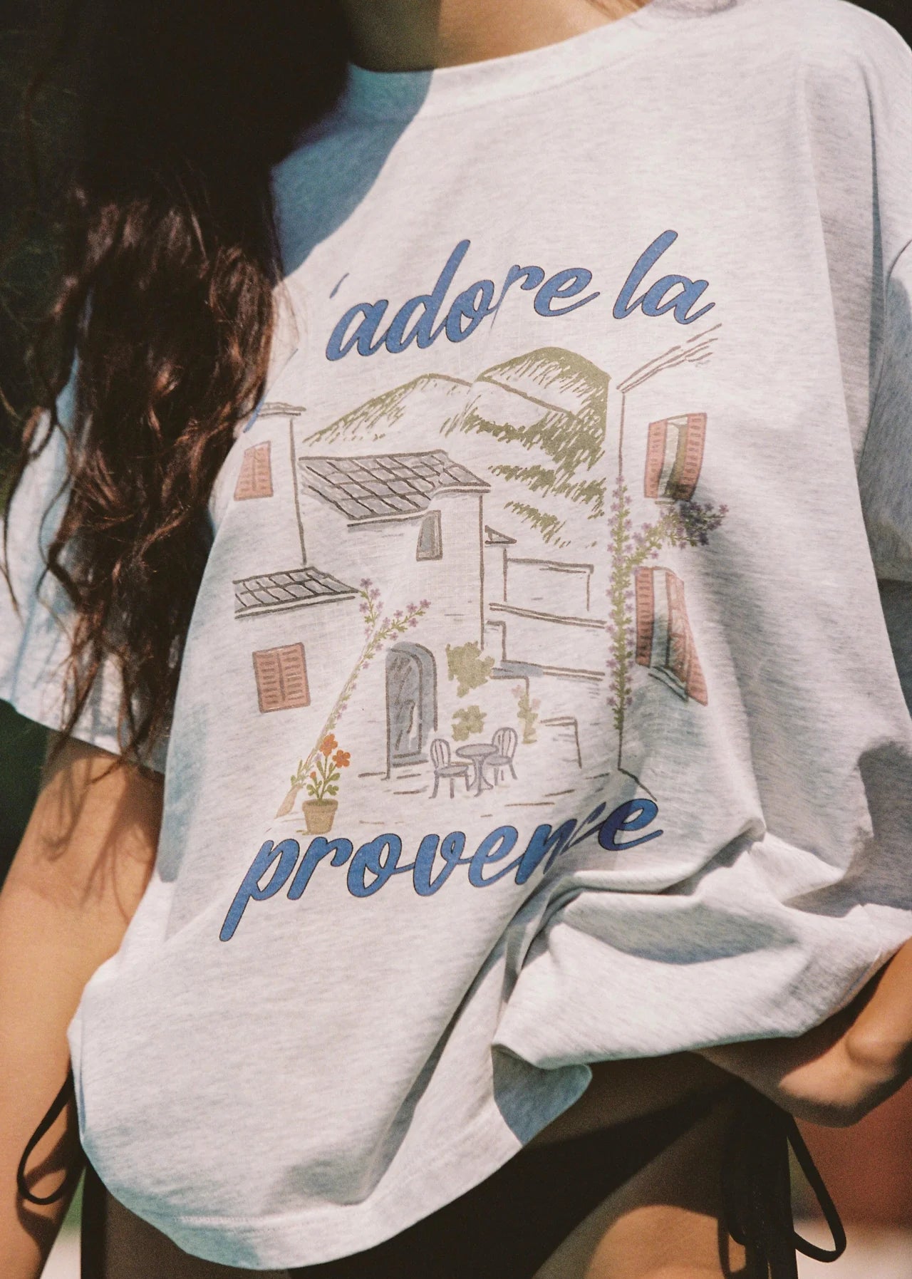 Jadore Tee Grey Marle