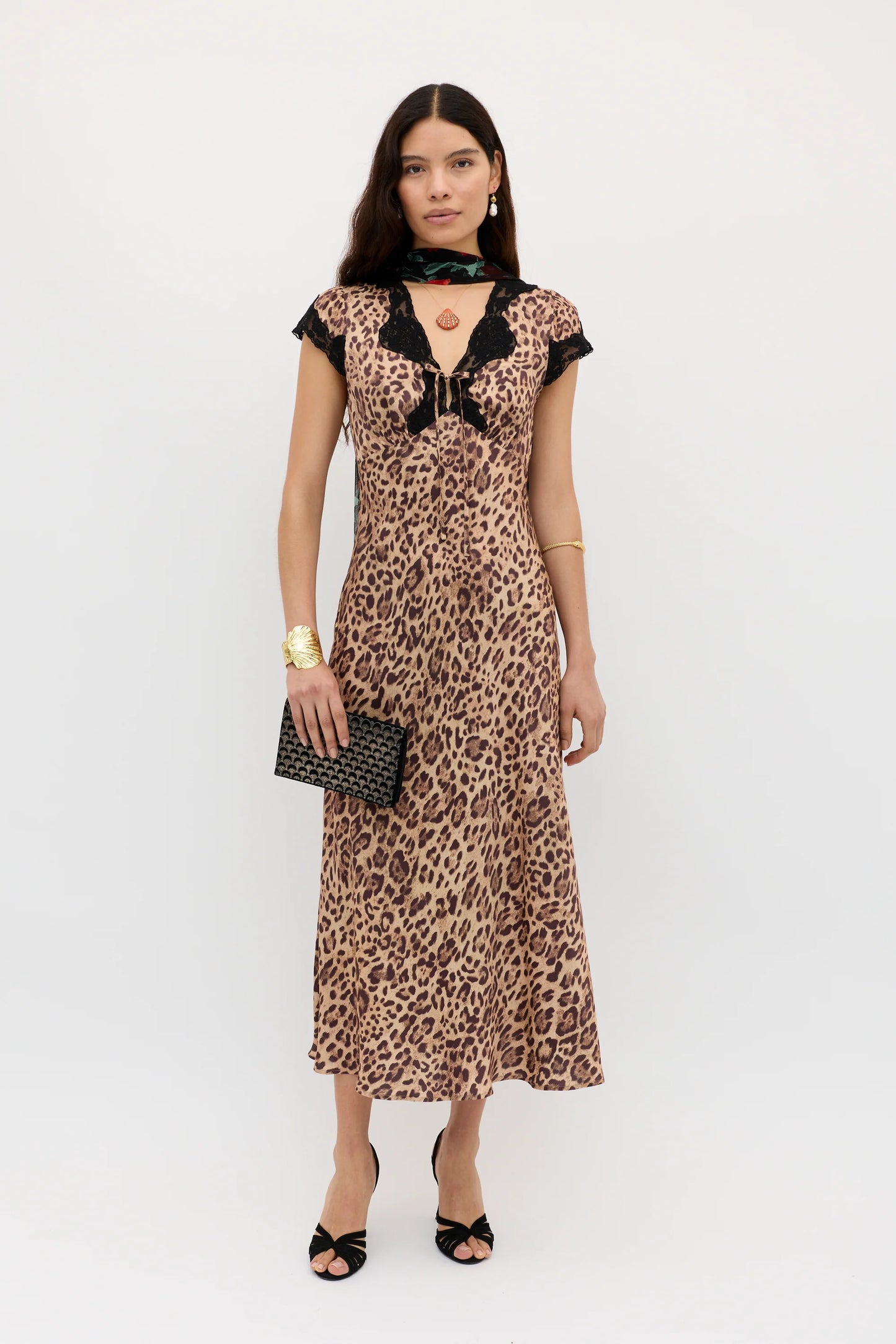 Amari Dress Mila Leopard Brown