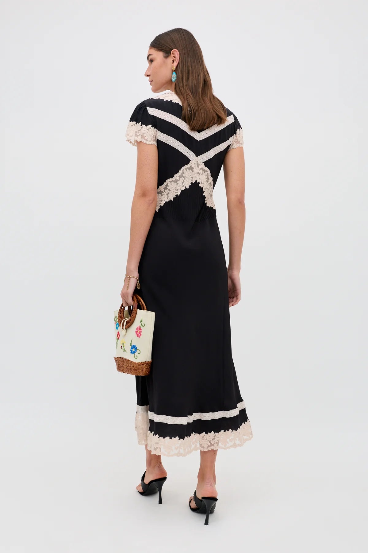 Martina Midi Dress Black
