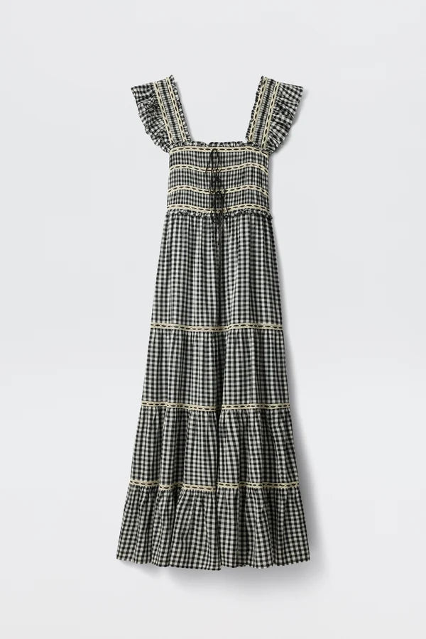Rixo Chandra Dress Beth Check