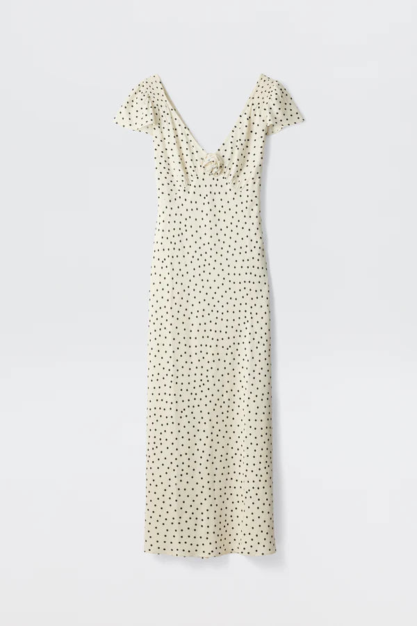 meg leopard polka dot midi dress Rixo Meg Leopard Polka Dot Short Sleeve Midi Dress Sz Xs S M L Xl 3xl