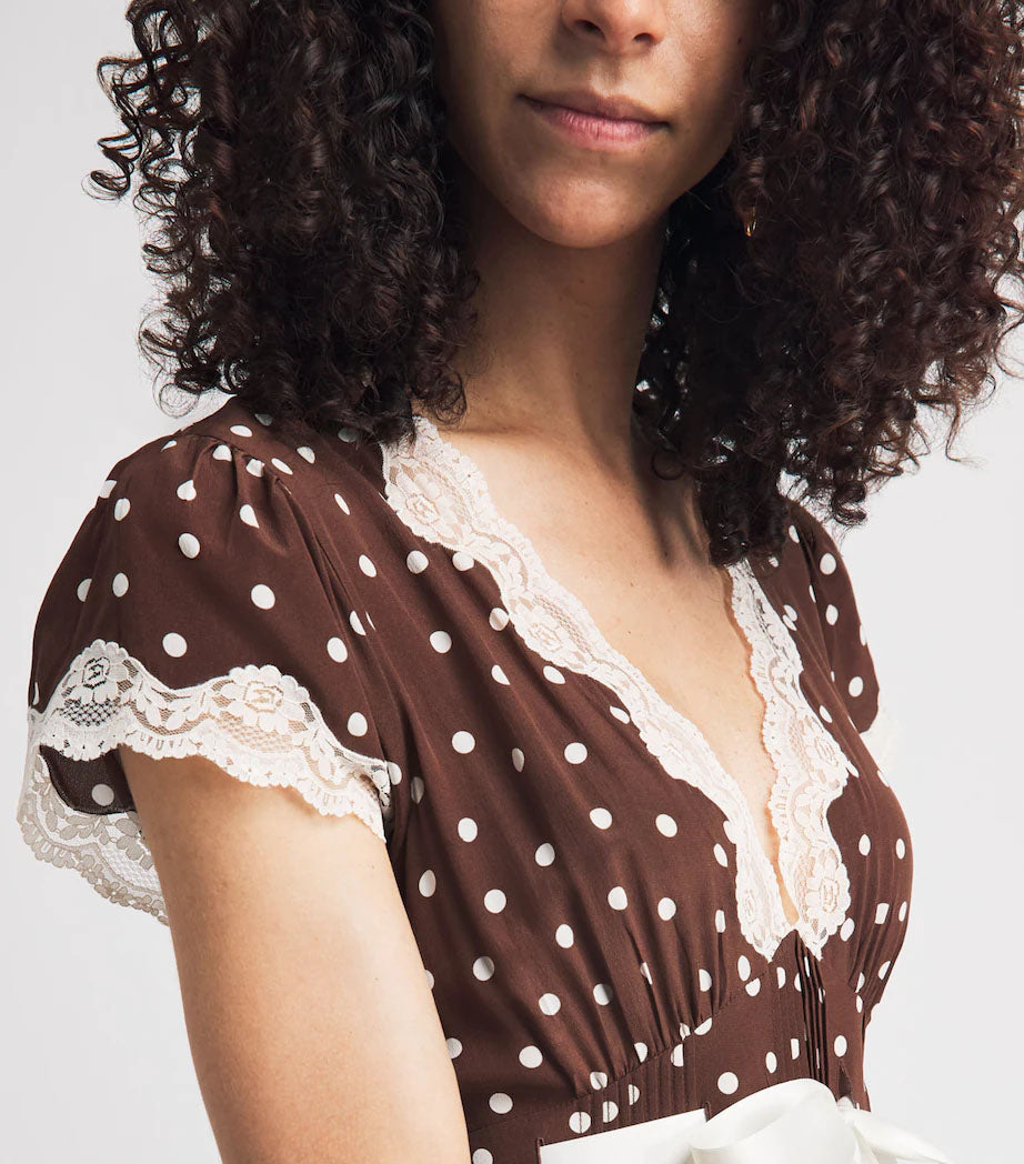Marlice Dress Layla Dot Brown