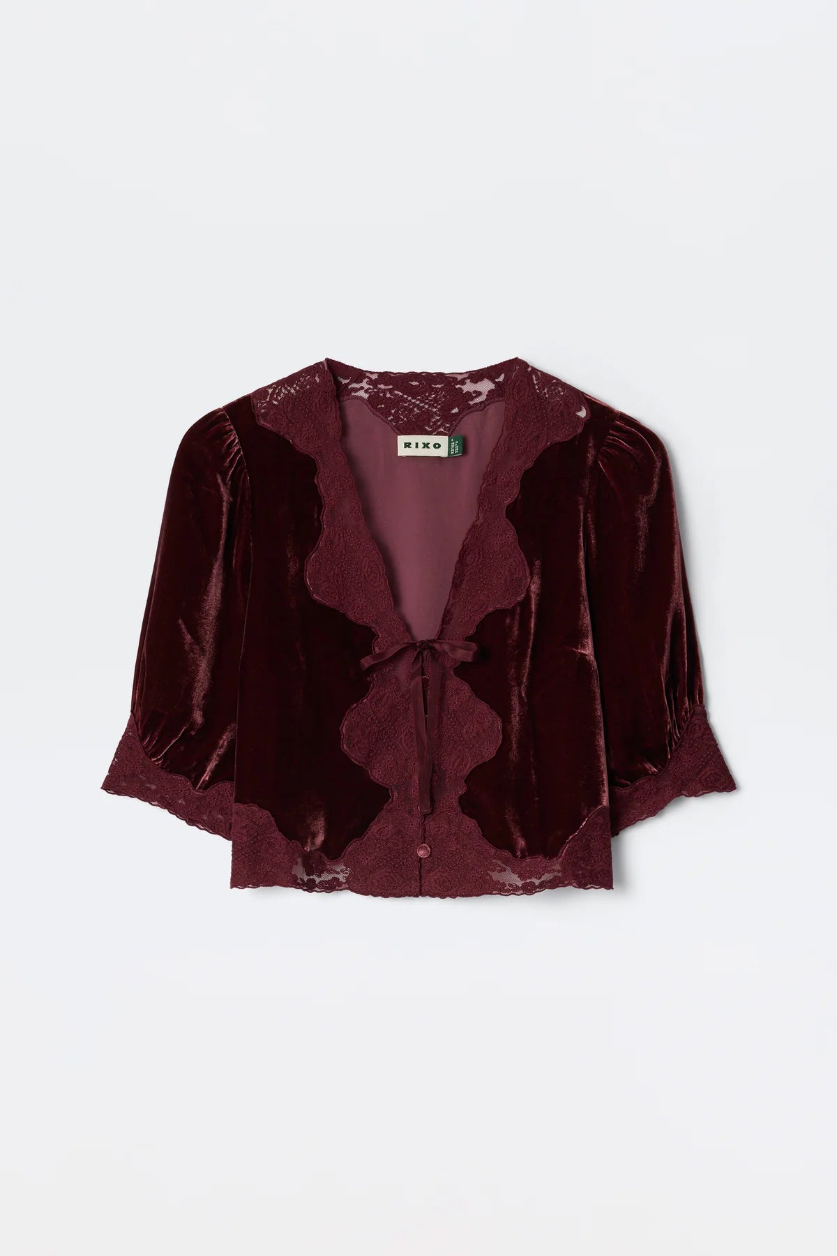 Rixo Ursula Top Bordeaux