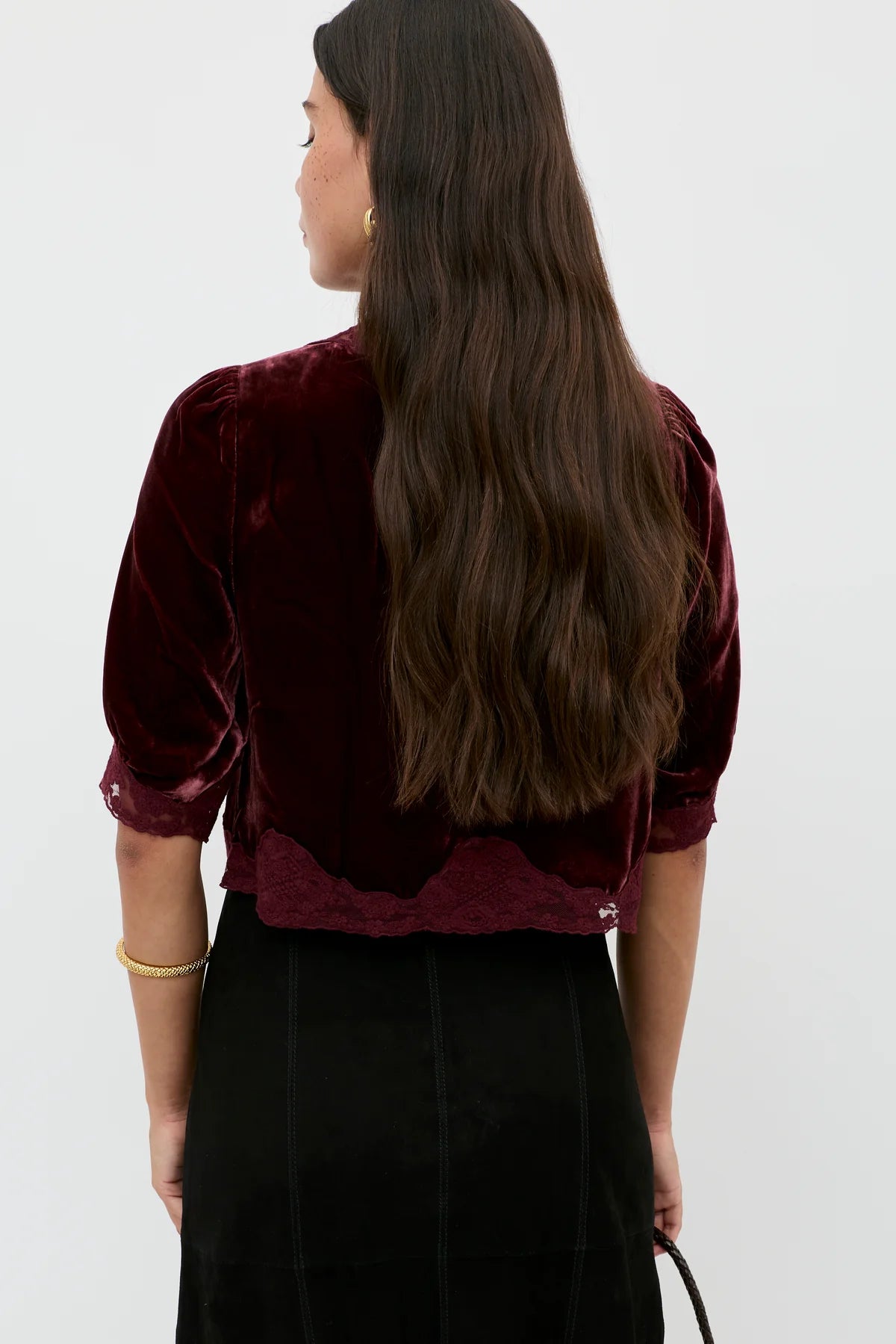 Rixo Ursula Top Bordeaux