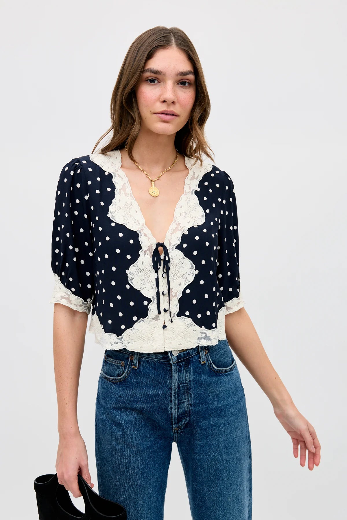 Ursula Crepe De Chine Top