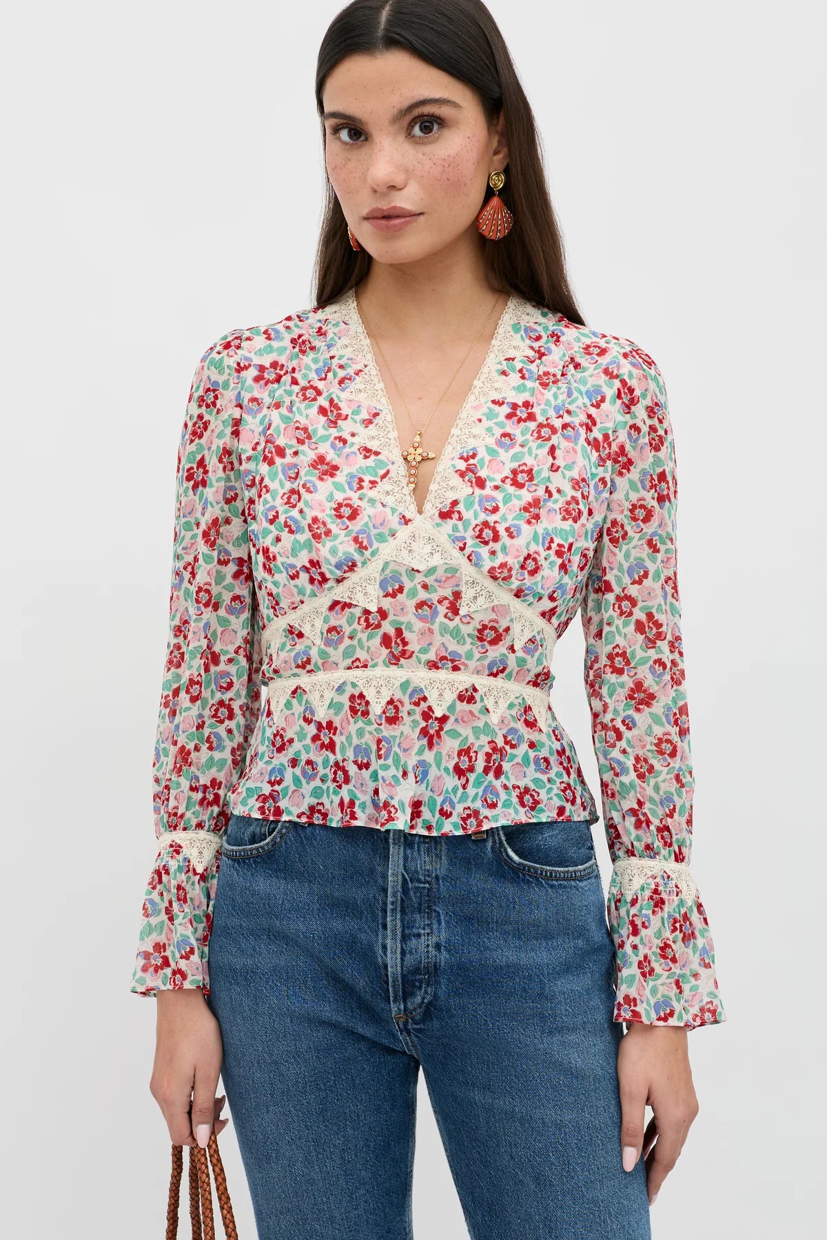 Lenara Georgette Top