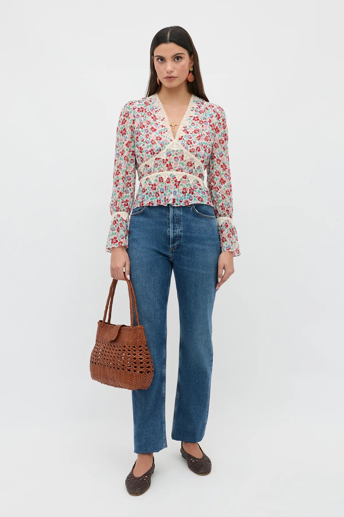 Lenara Georgette Top