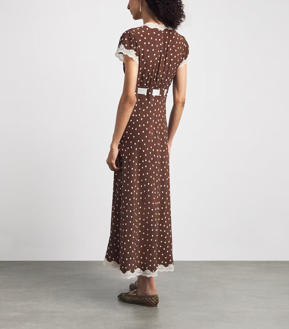 Marlice Dress Layla Dot Brown