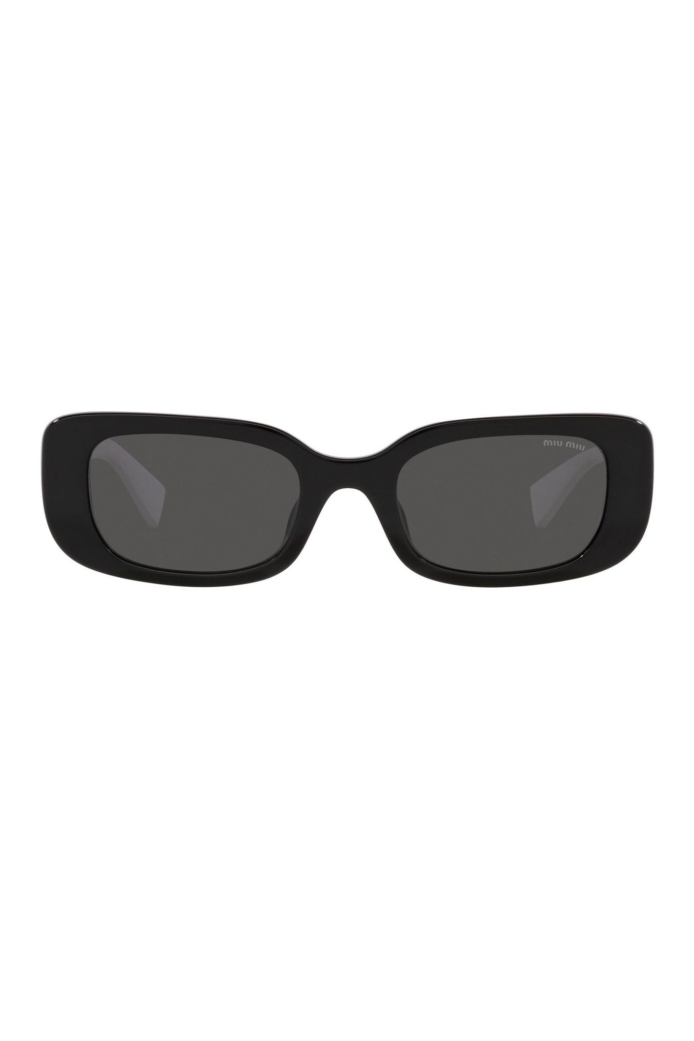 Miu Miu Square Sunglasses Black 0MU 08YS