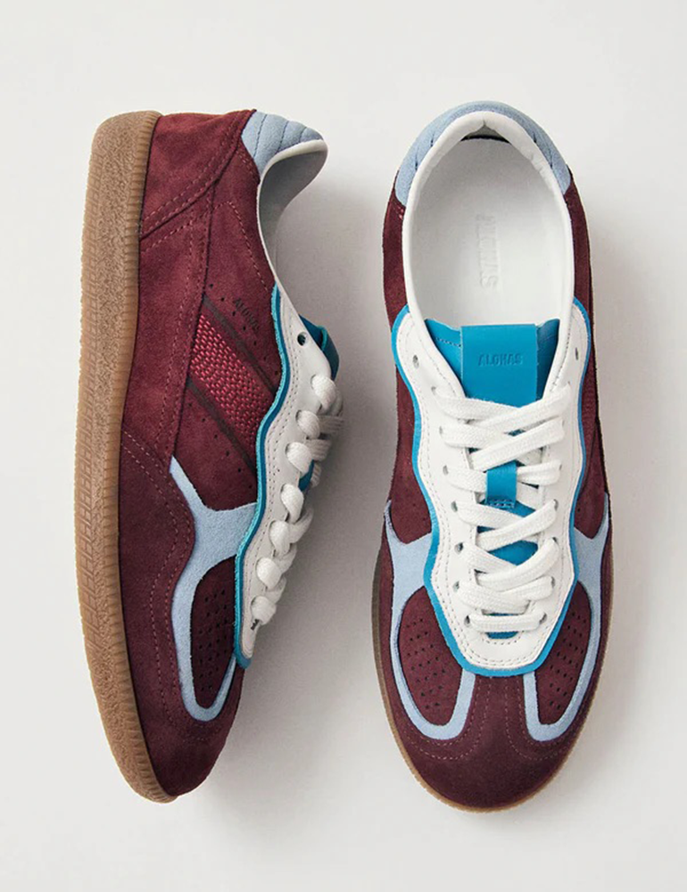 Tb.490 Rife Burgundy Leather Sneakers