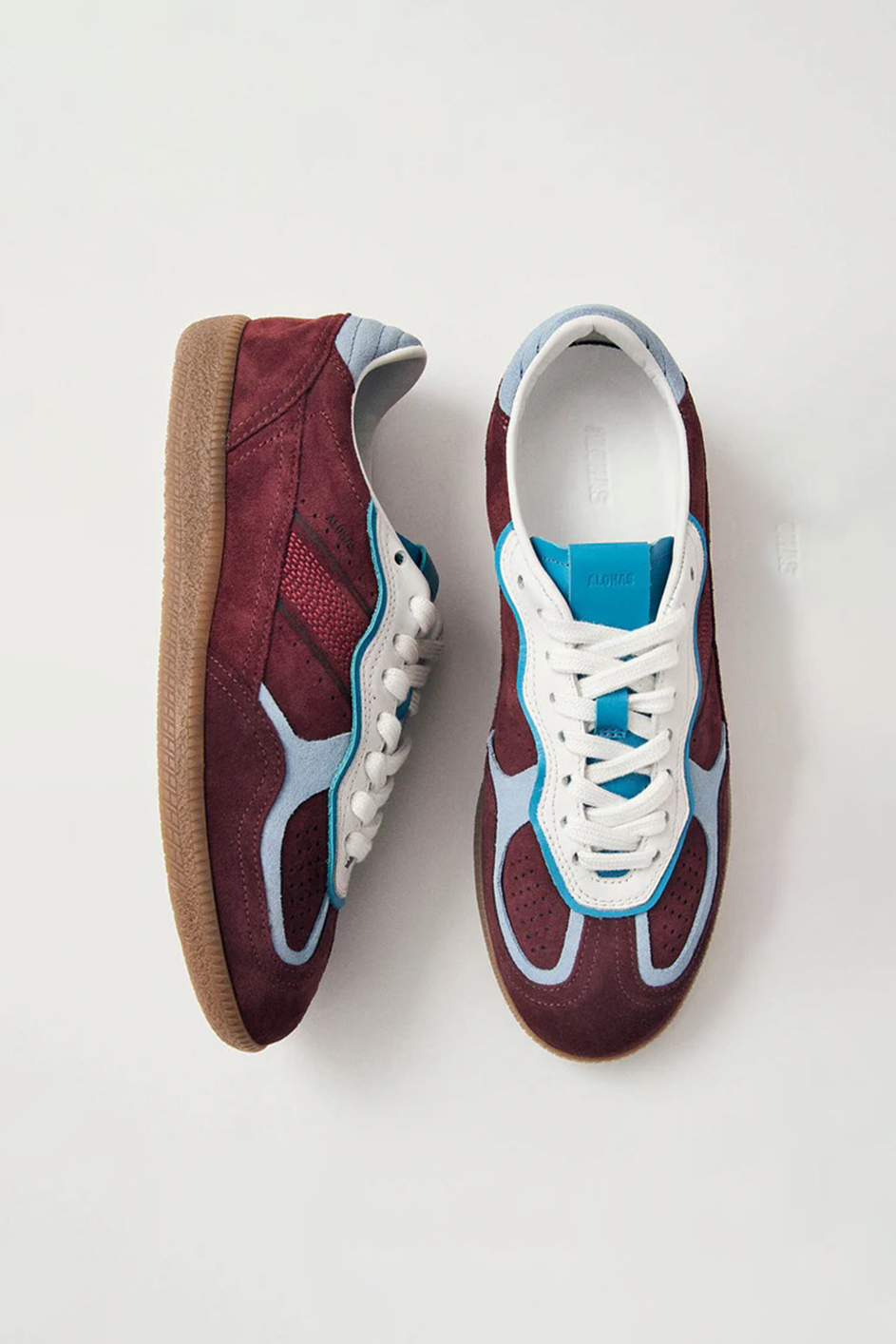 Tb.490 Rife Burgundy Leather Sneakers