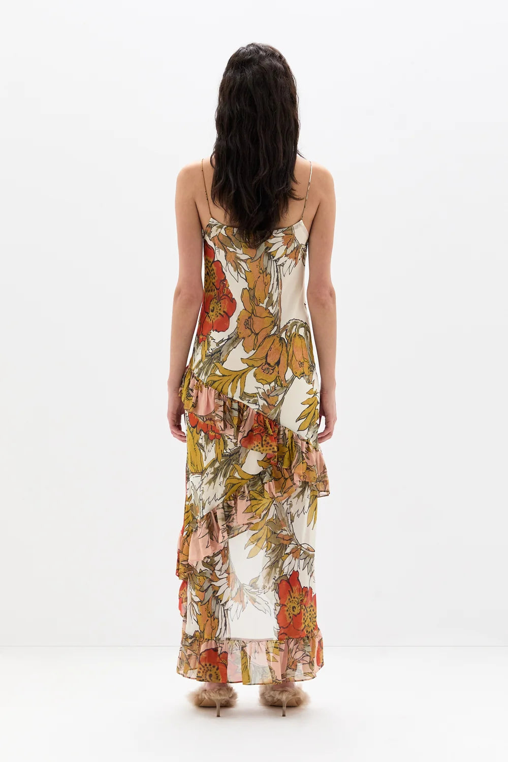 Sir Estella Ruffle Maxi Dress