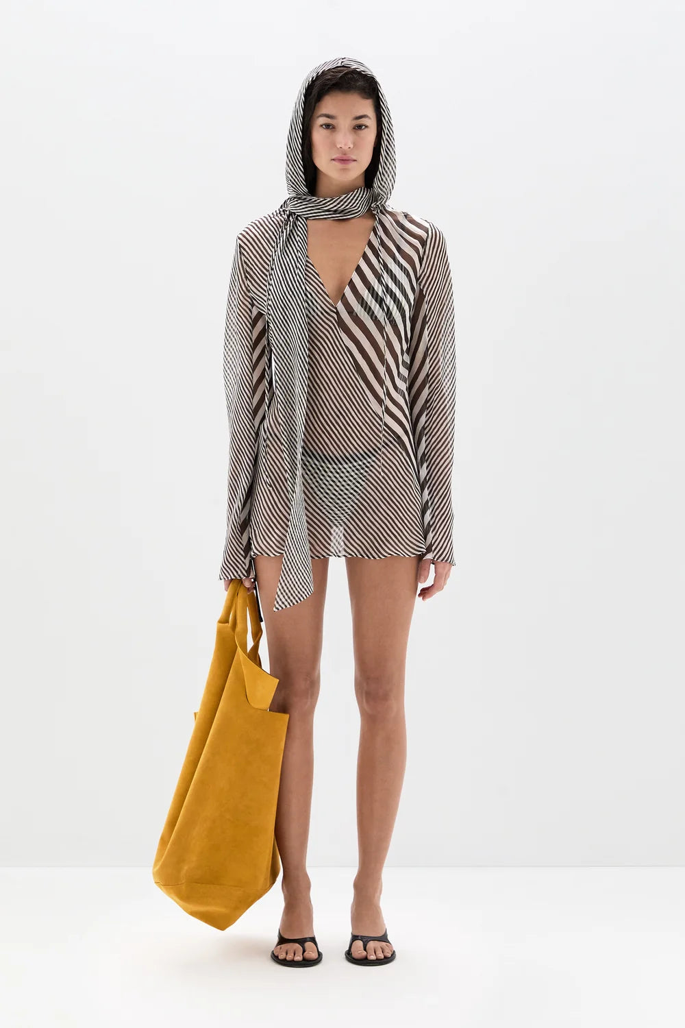 Sir Marlowe Hooded Mini Dress