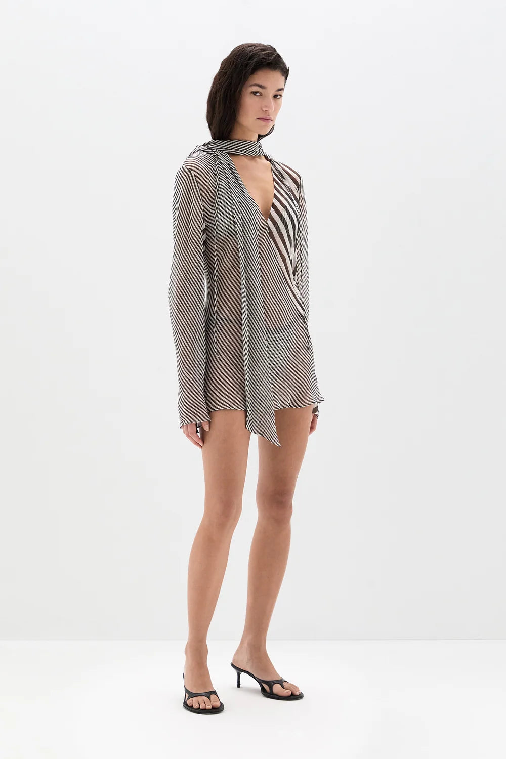 Sir Marlowe Hooded Mini Dress
