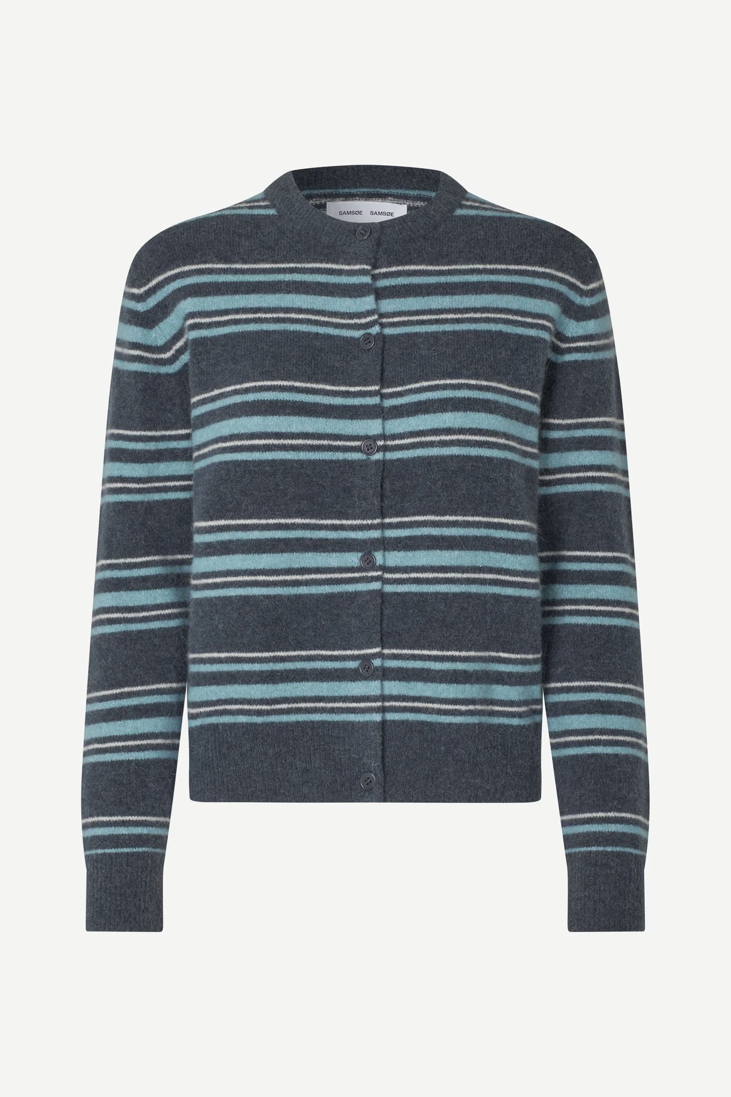 Nor Short Cardigan Ombre Blue