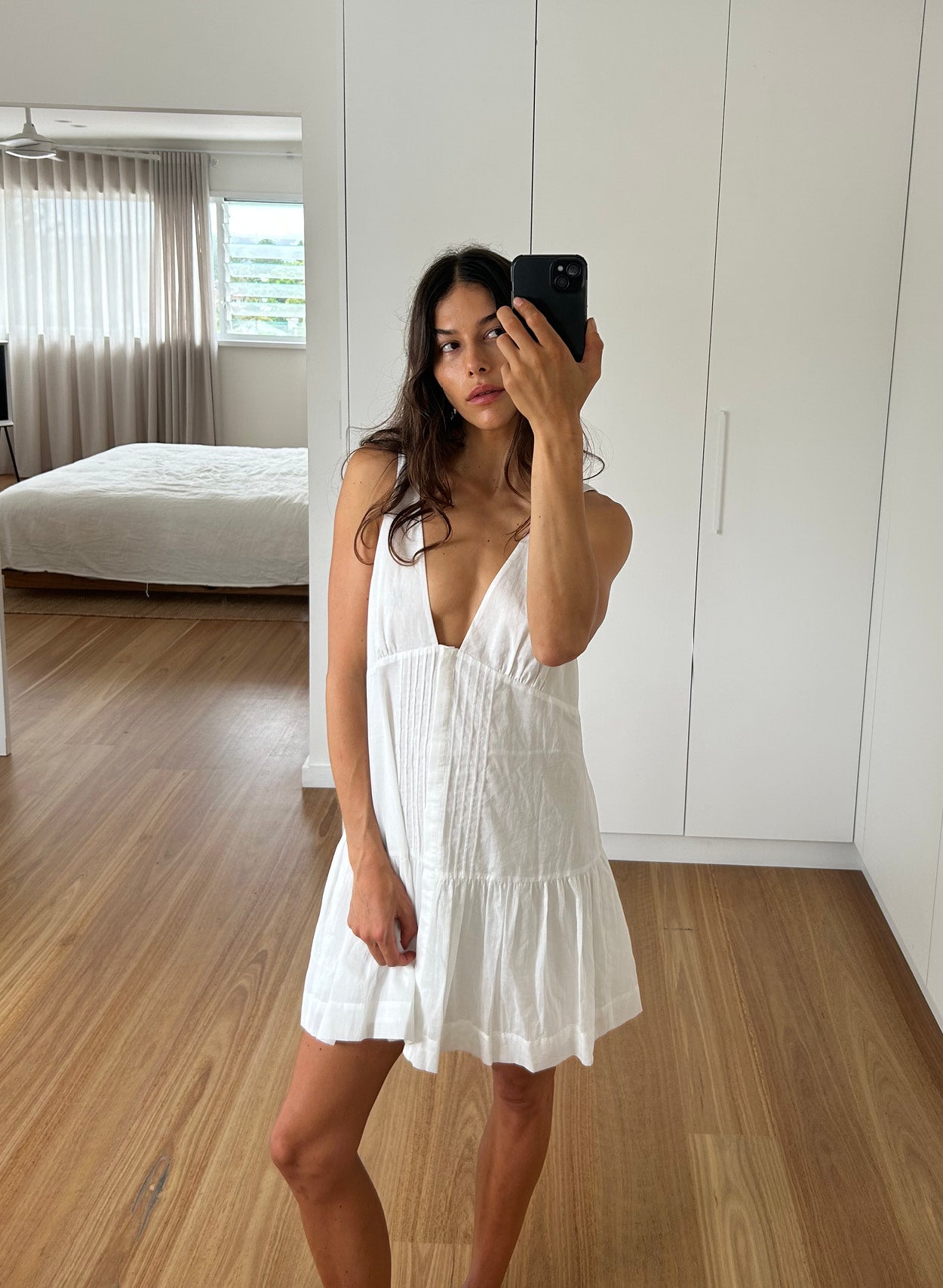 Franka Mini Dress White