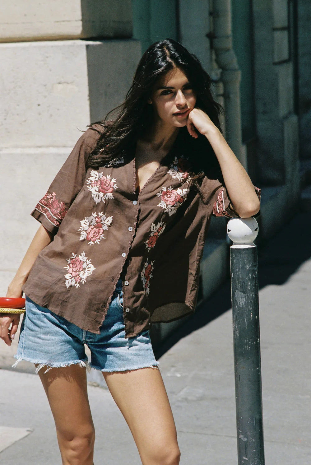 Rosalie Blouse Brown