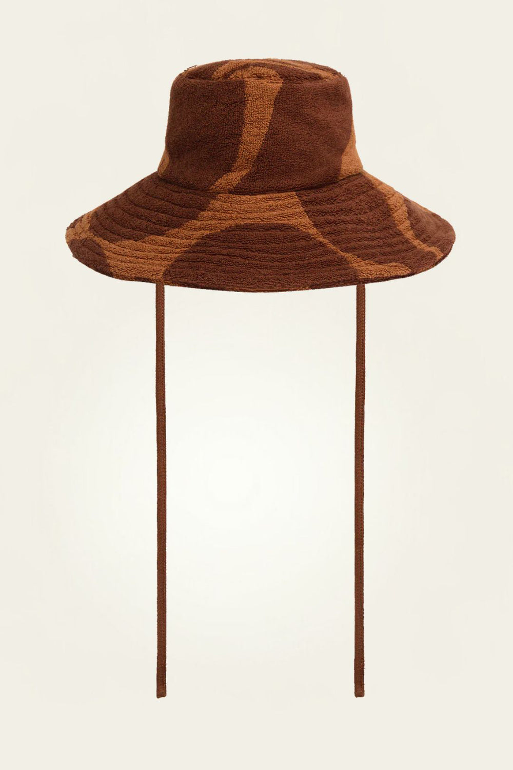 Towelling Sun Hat Wave Umber