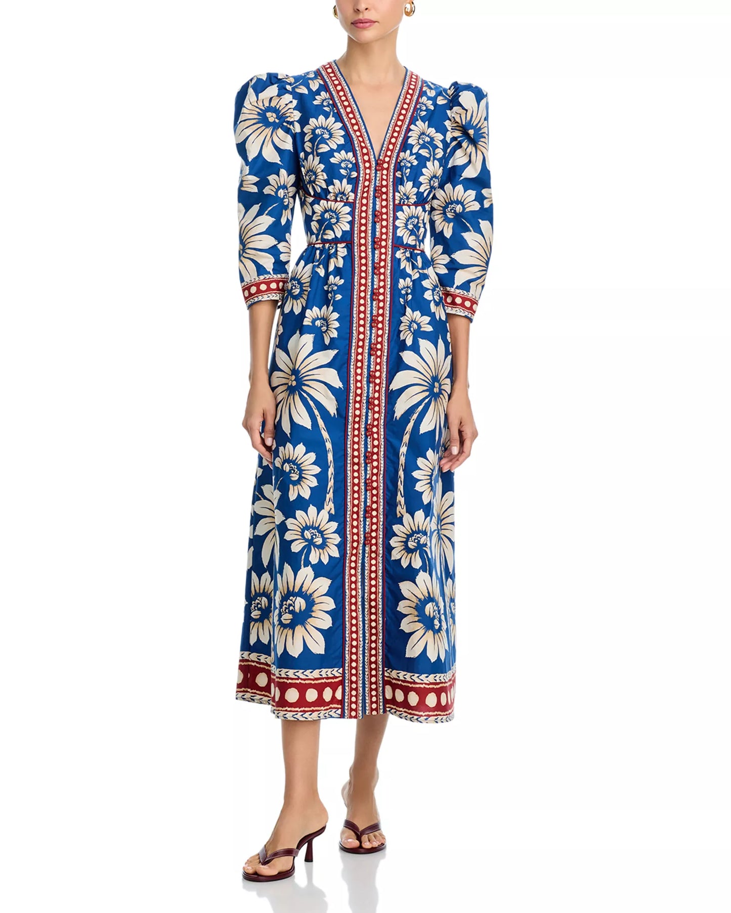 Farm Rio Lunar Boho Multi Maxi Dress