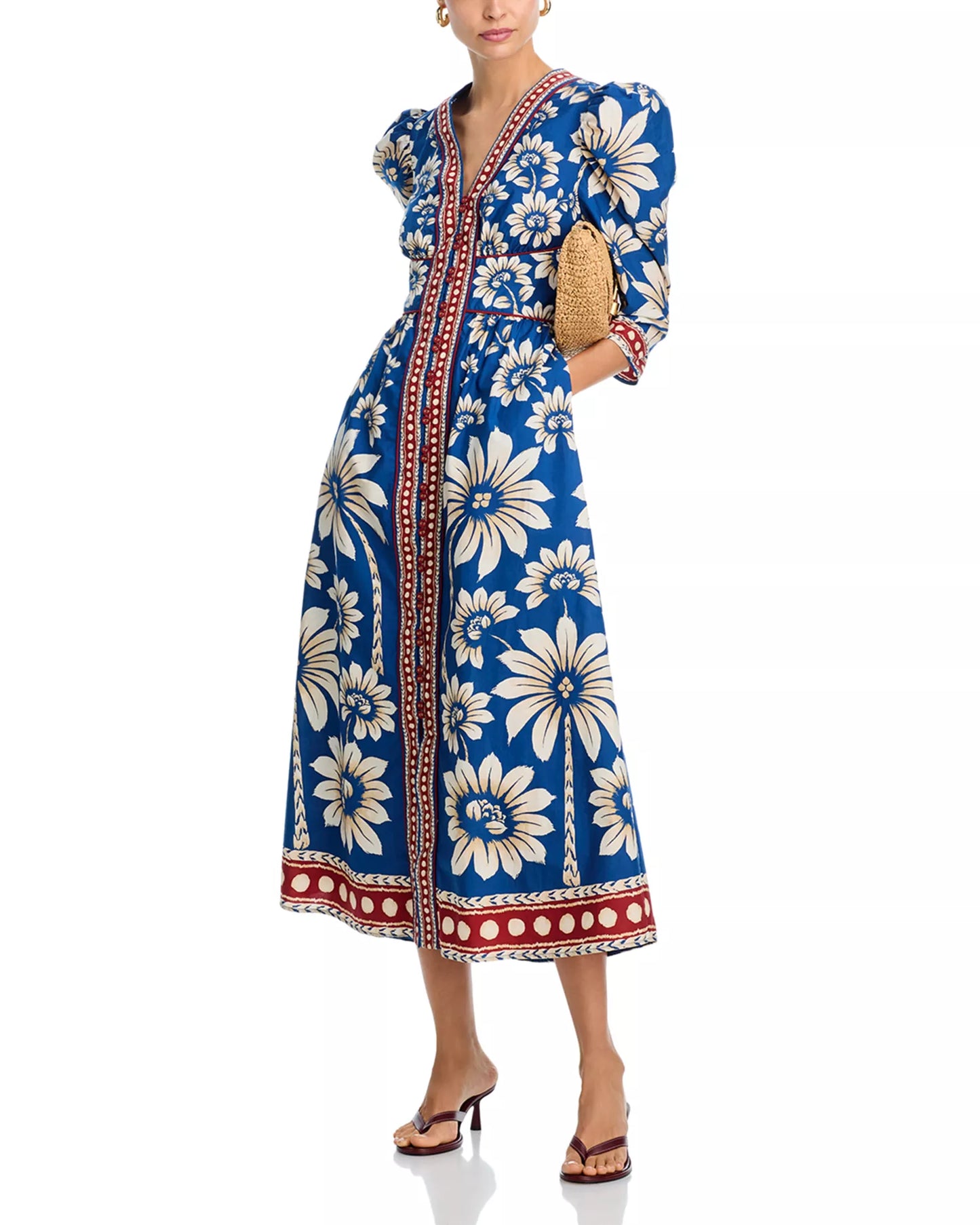 Farm Rio Lunar Boho Multi Maxi Dress