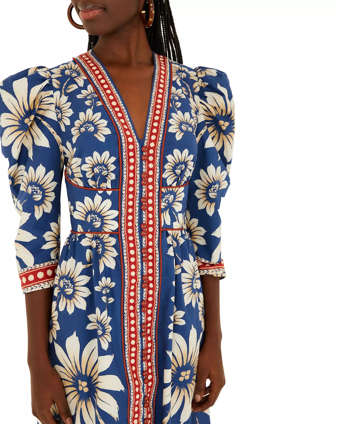 Farm Rio Lunar Boho Multi Maxi Dress