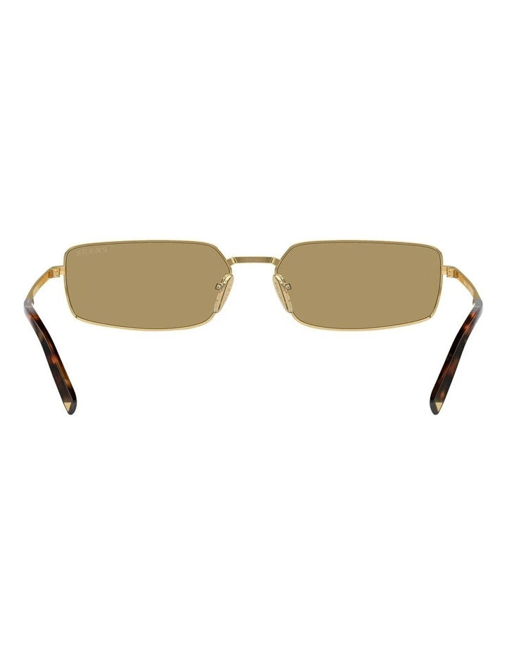 Prada Square Sunglasses 0PR A60S Gold