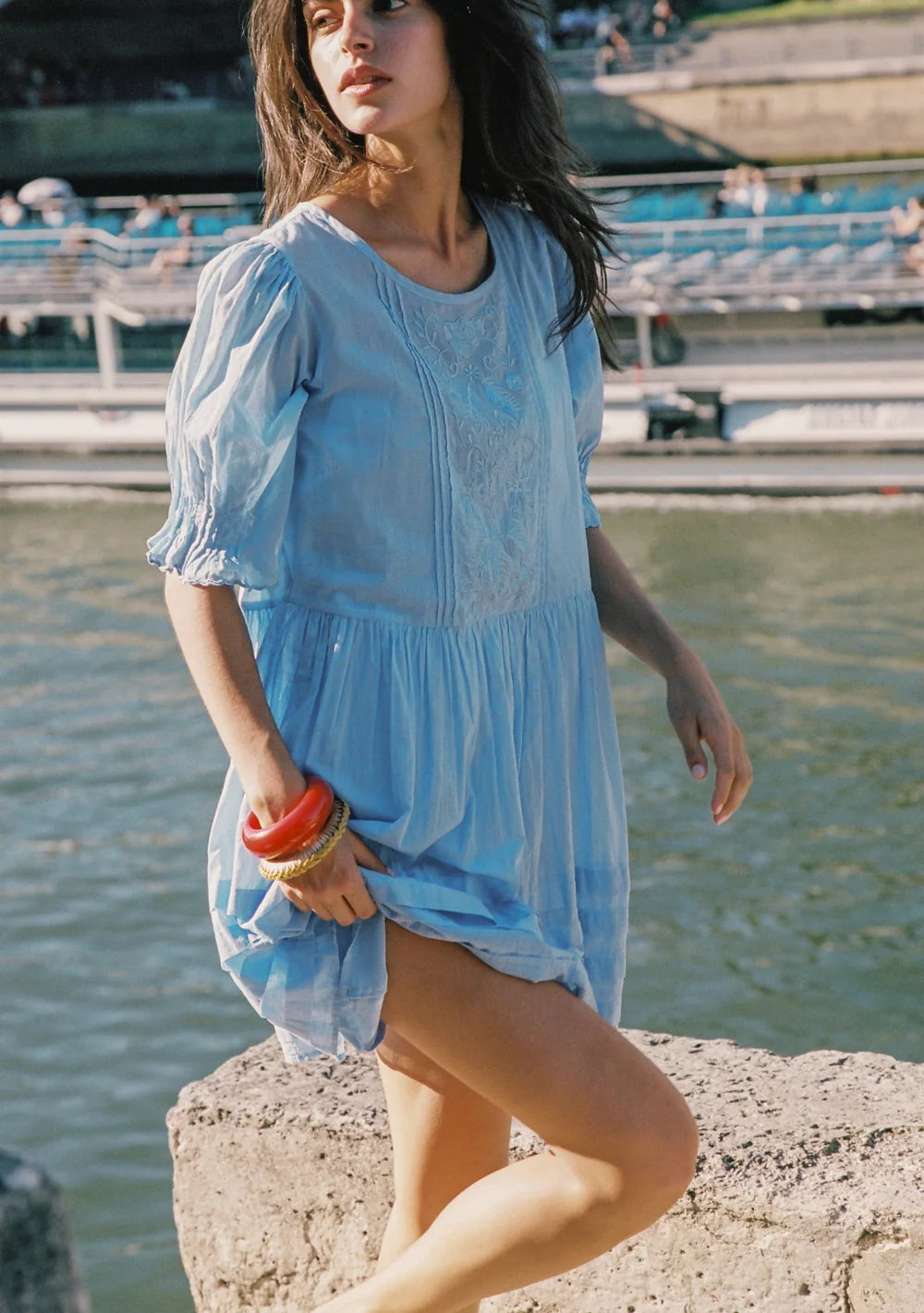 Auguste Ryder Mini Dress Blue