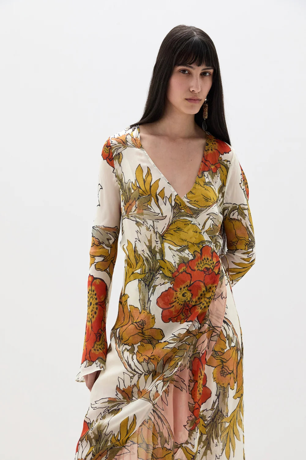 Sir Estella Wrap Maxi Dress