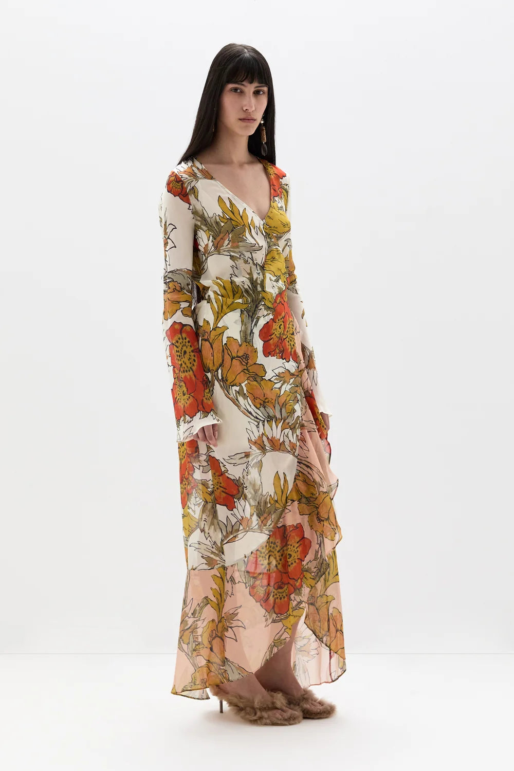 Sir Estella Wrap Maxi Dress