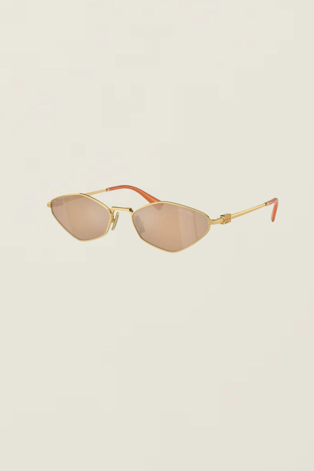 Miu Miu Sunglasses Gold Orange 0MU 56ZS