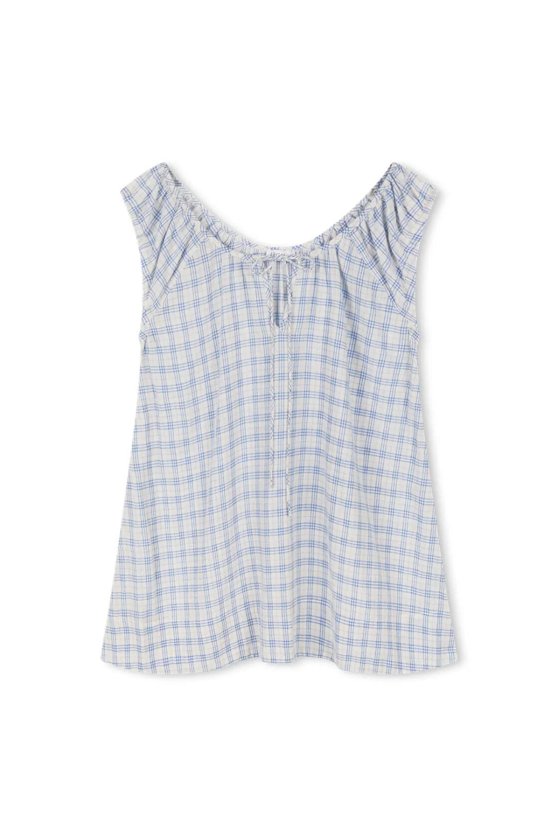 Camille Dress Blue Check