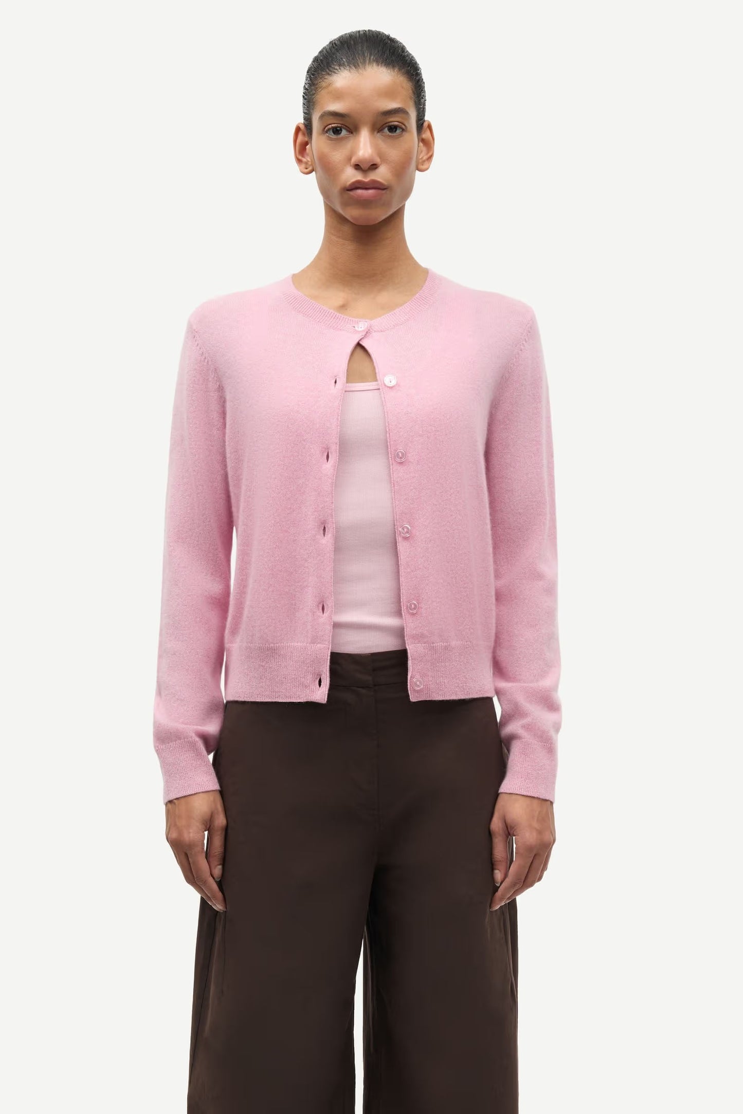 Saboston Cardigan Bleached Mauve