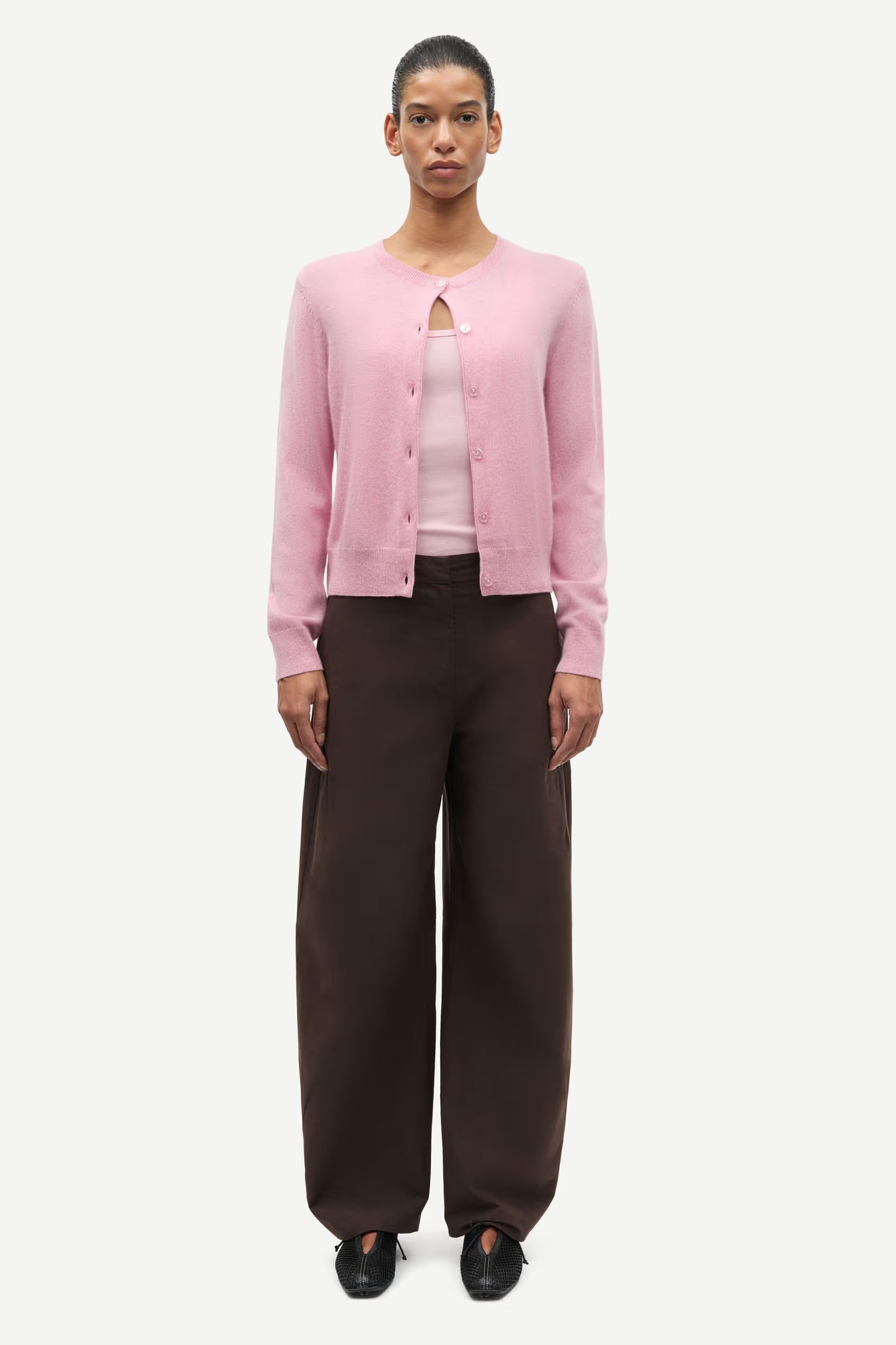 Saboston Cardigan Bleached Mauve