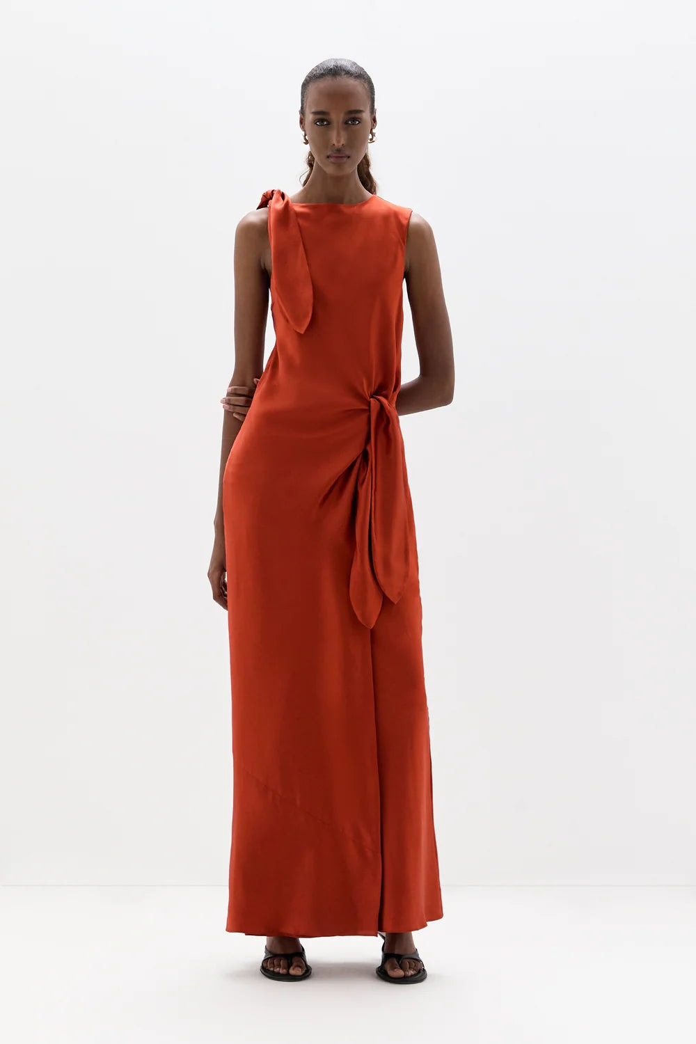 Sir Gabriete Tie Shoulder Dress