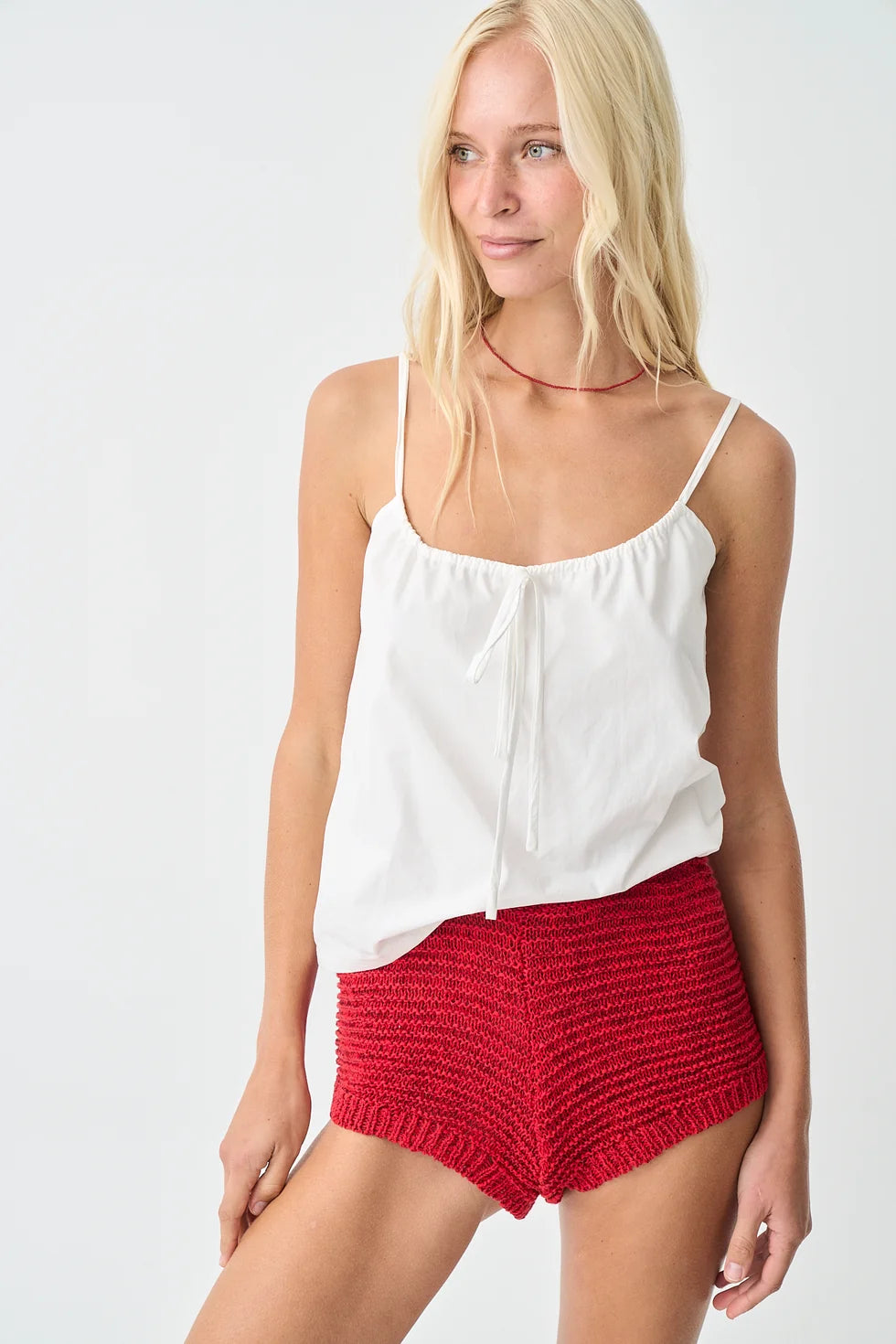 Near the Sea Holiday Top White