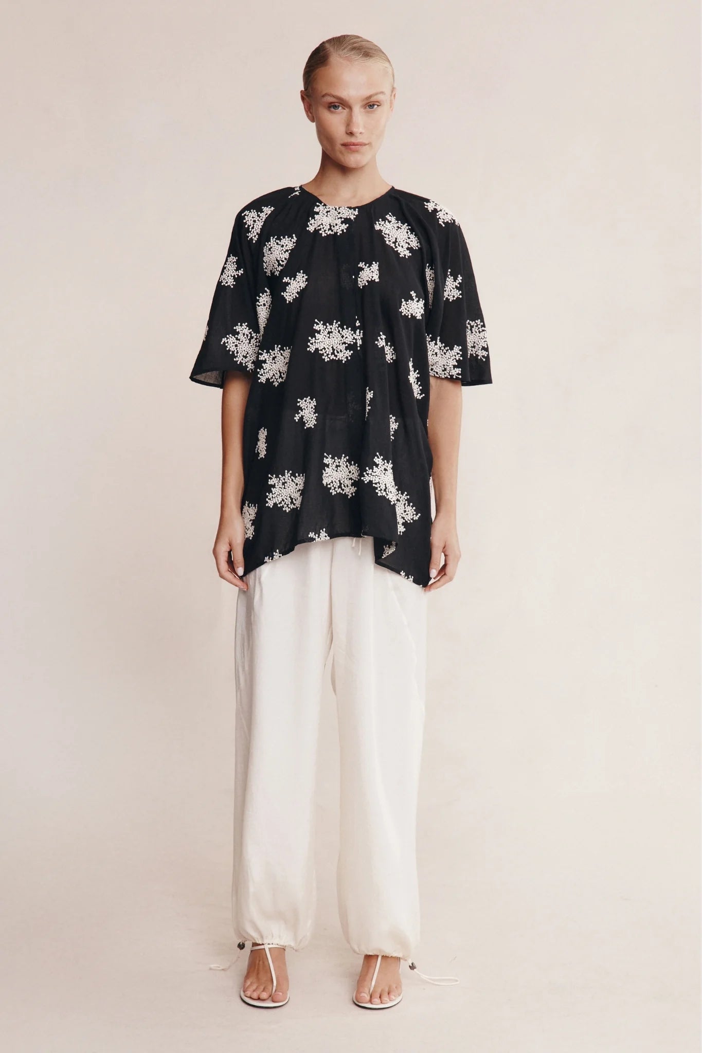 Marle Liberty Short Sleeve Shirt Rice Flower