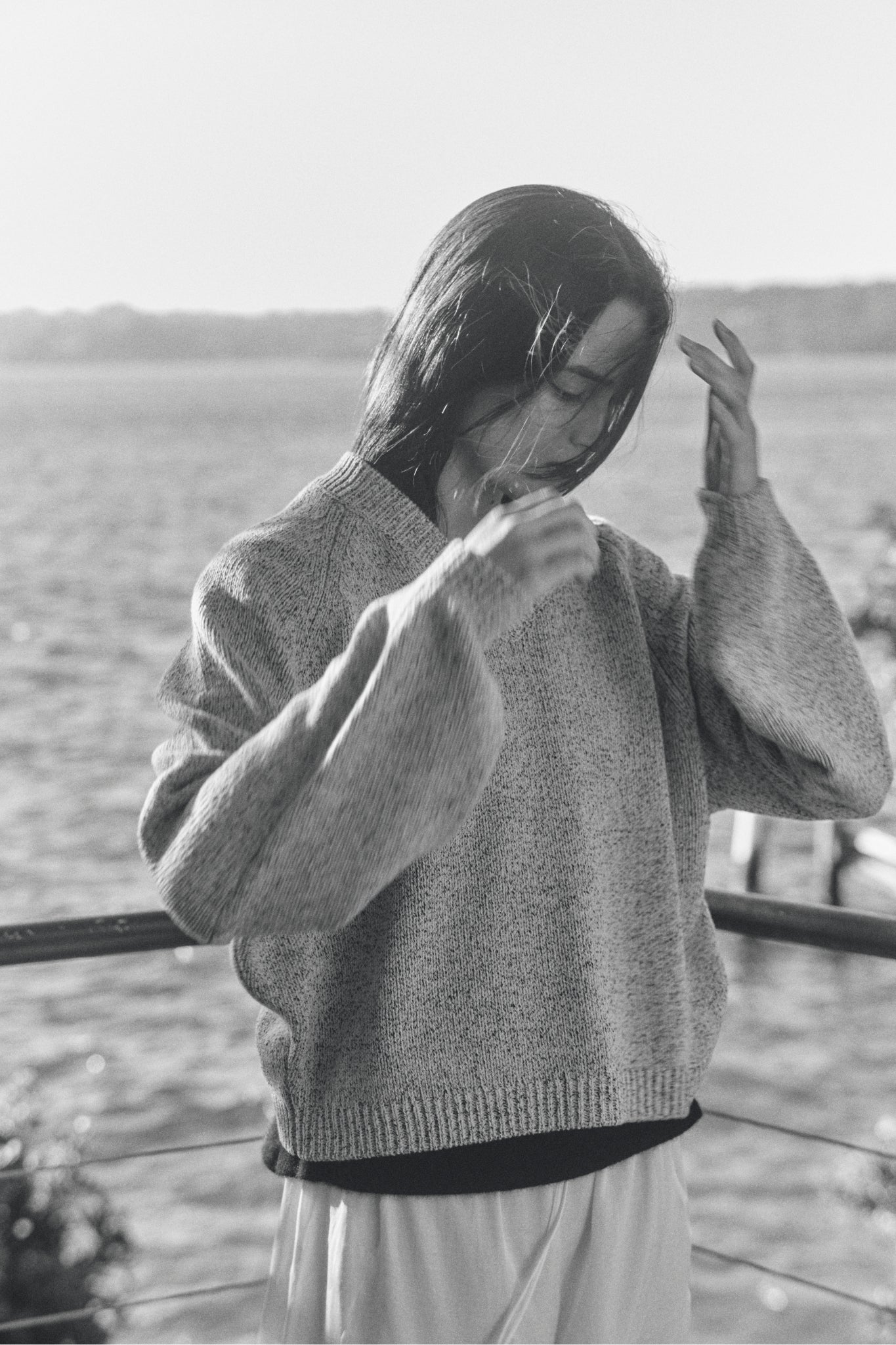 Marle Moss Sweater Fleur Speckle