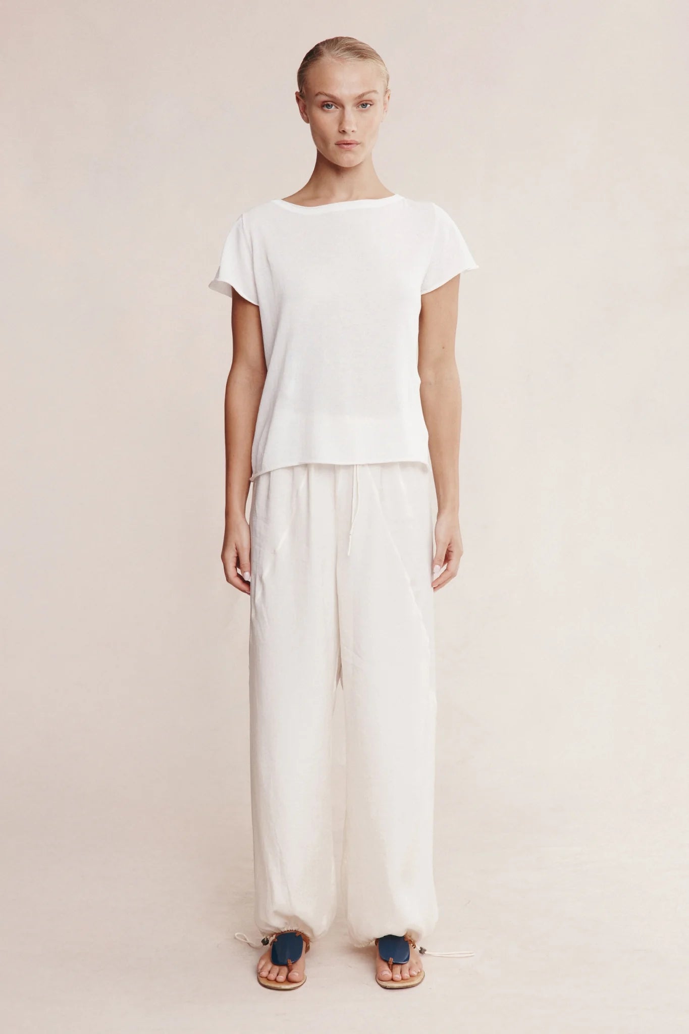 Marle Lill Knit Tee Ivory