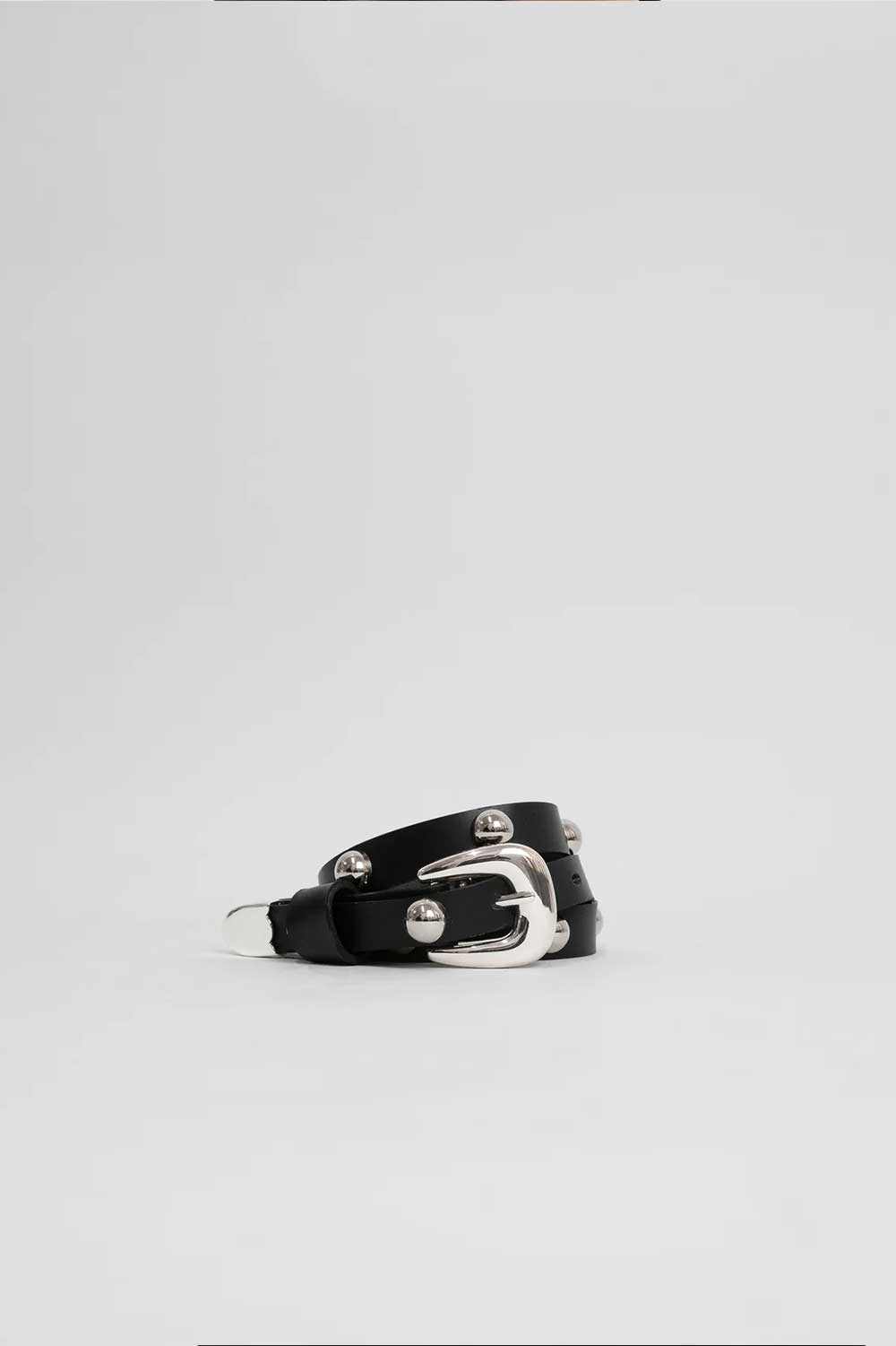 The Lair Margot Dome Belt Silver