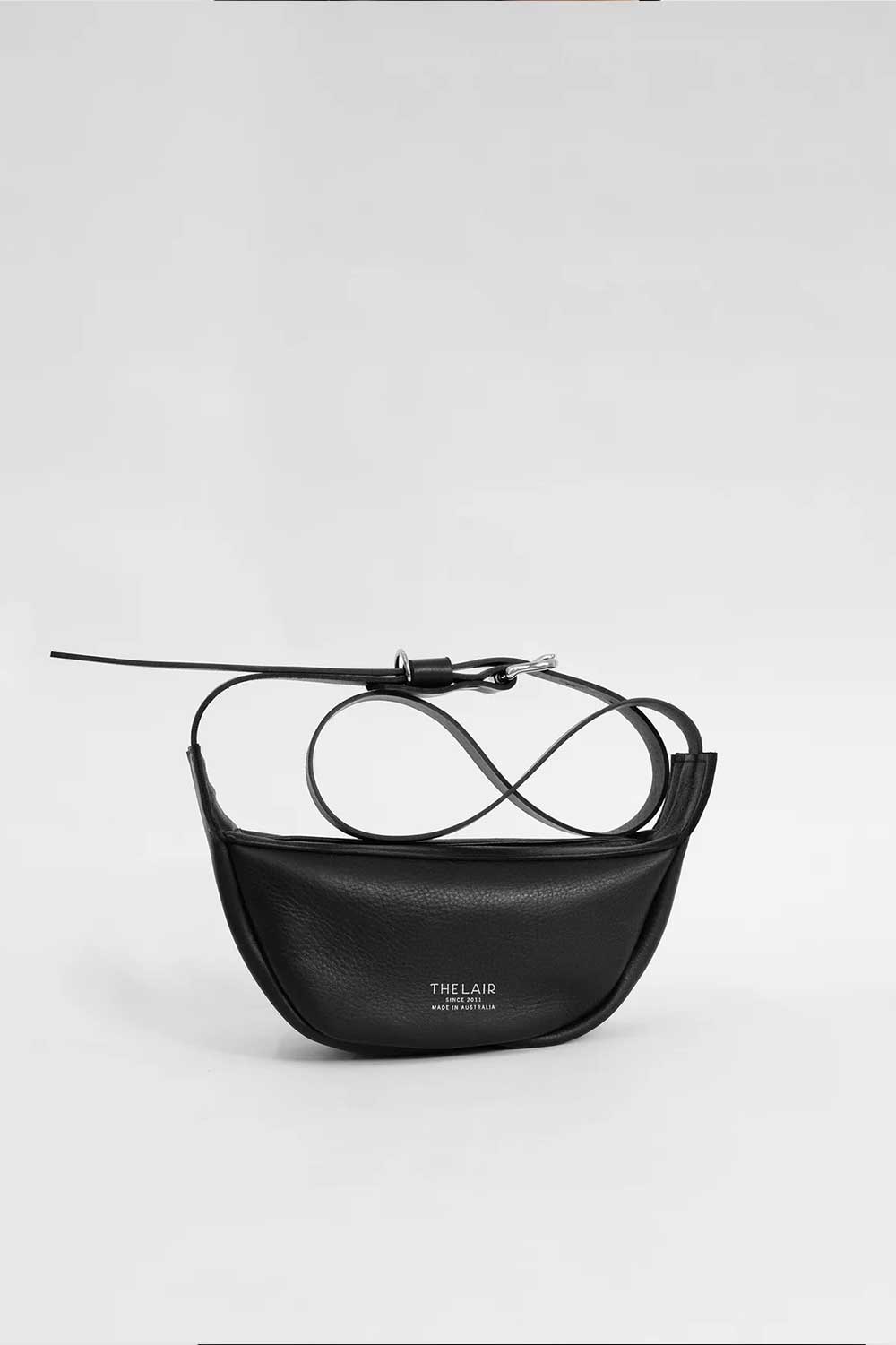 The Lair Slouch Mini Bag Black Silver