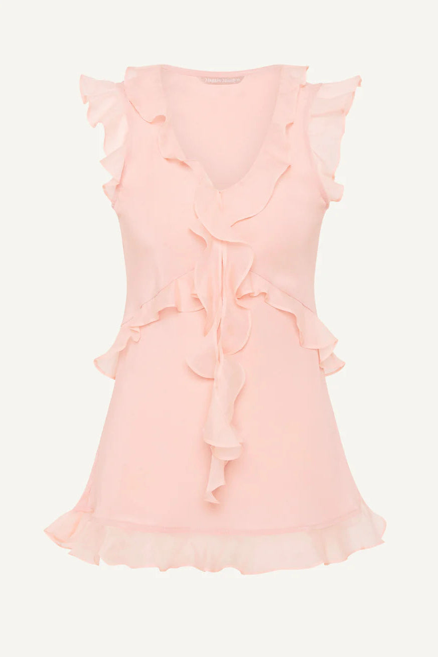 Maggie Marilyn Weak in the Knees Top Blush Pink