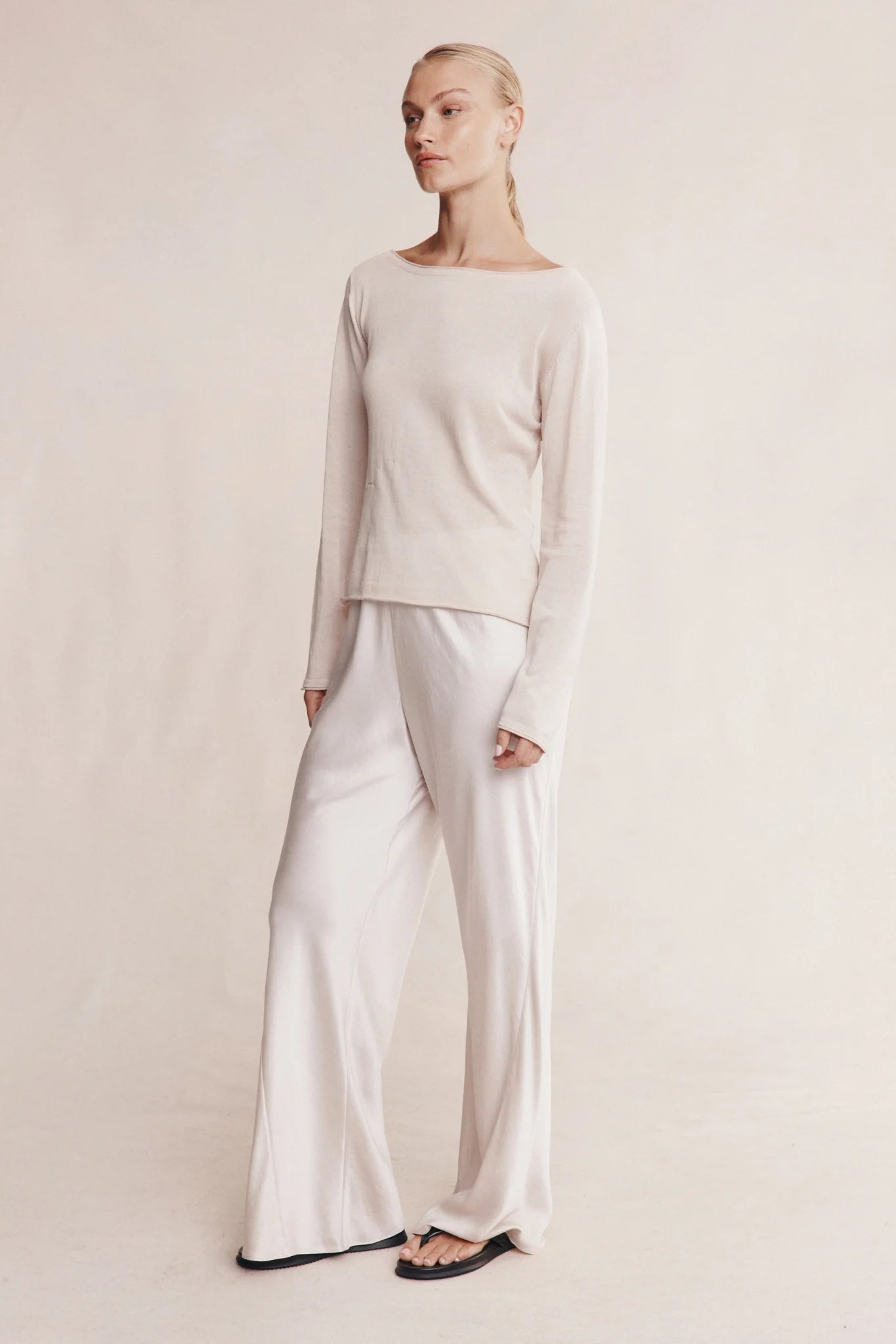 Marle Jill Knit Top Pearl