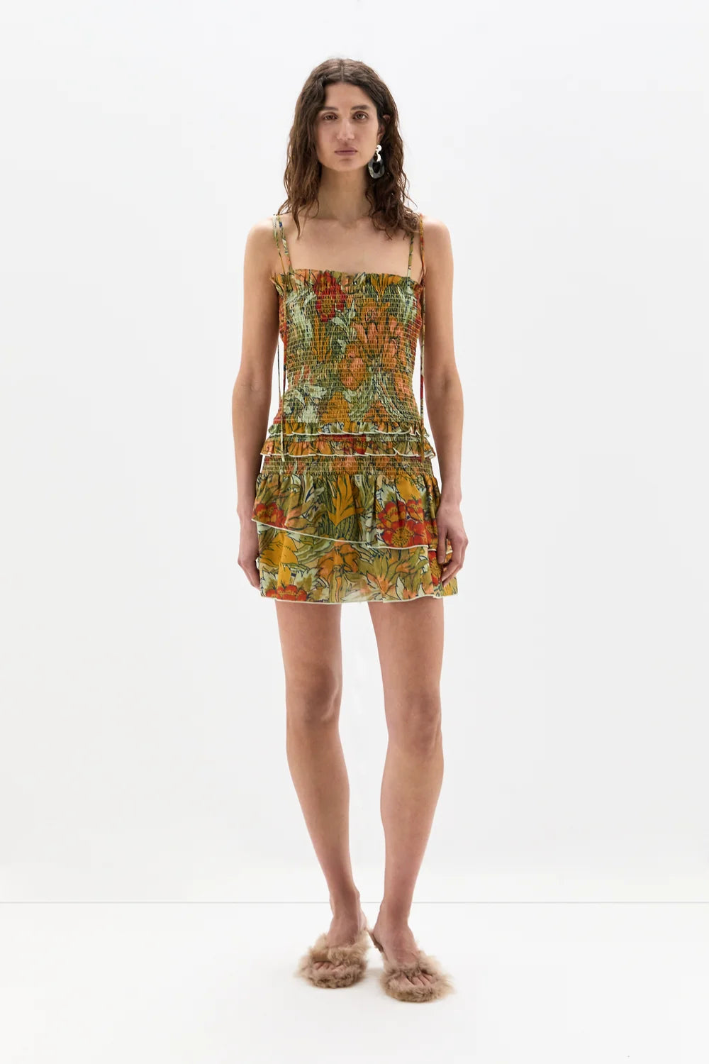 Sir Eliana Ruffled Mini Dress