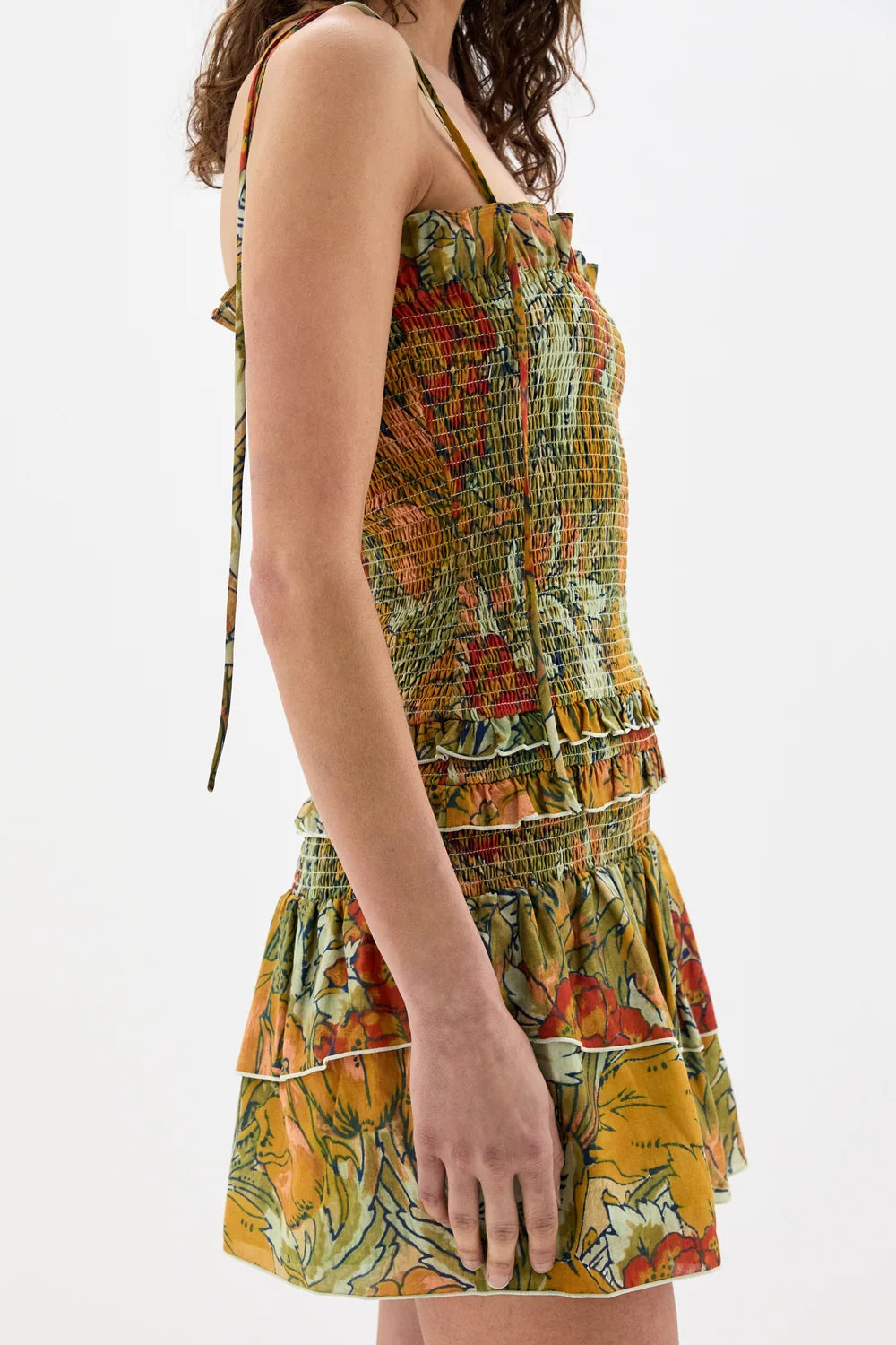 Sir Eliana Ruffled Mini Dress