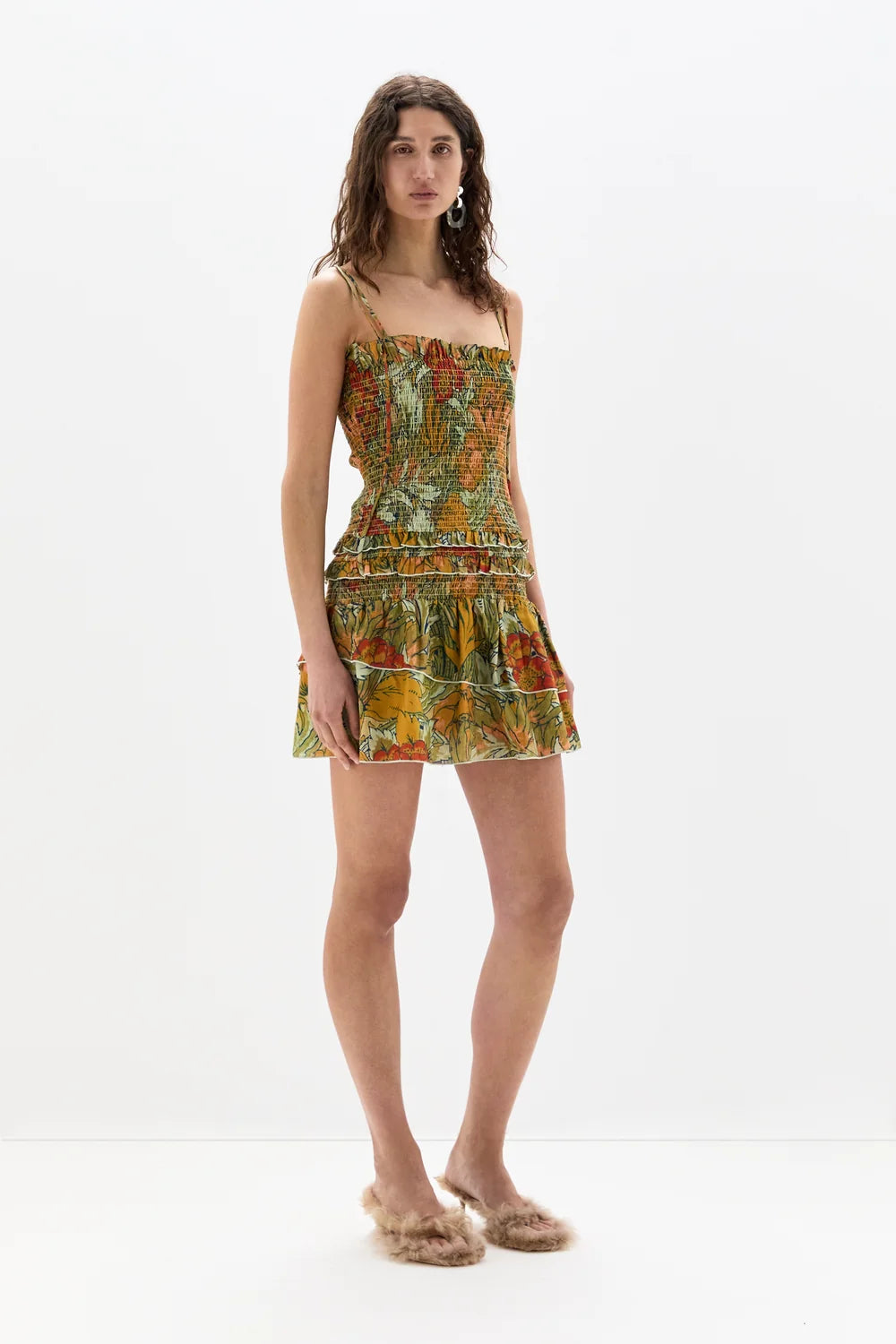 Sir Eliana Ruffled Mini Dress