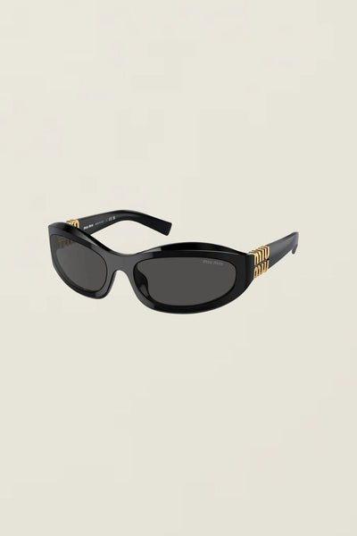 Miuu Miu Miu MU 13ZS M (55 - 18) with Grey lenses and Black frame