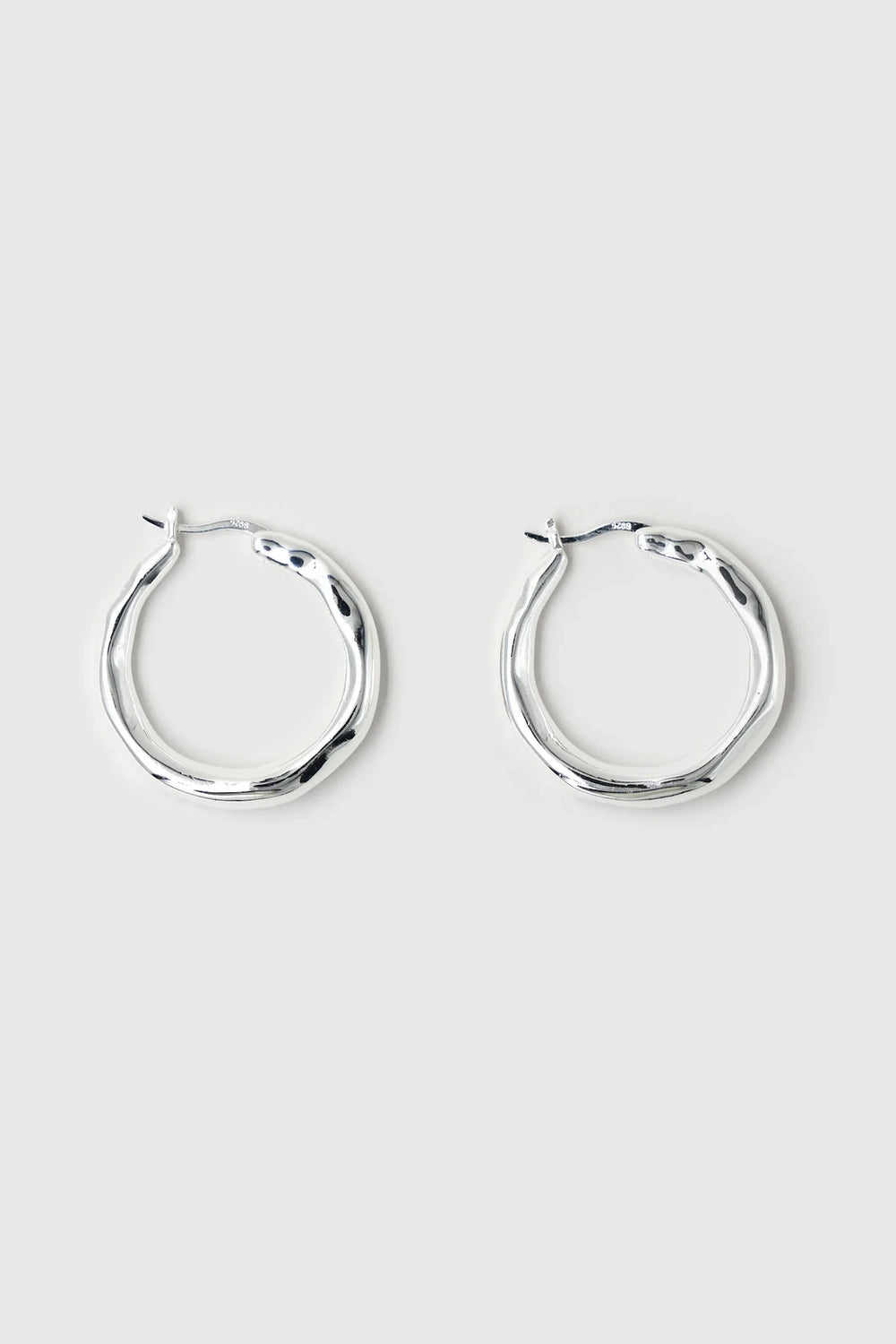Organica Hoops Small Silver