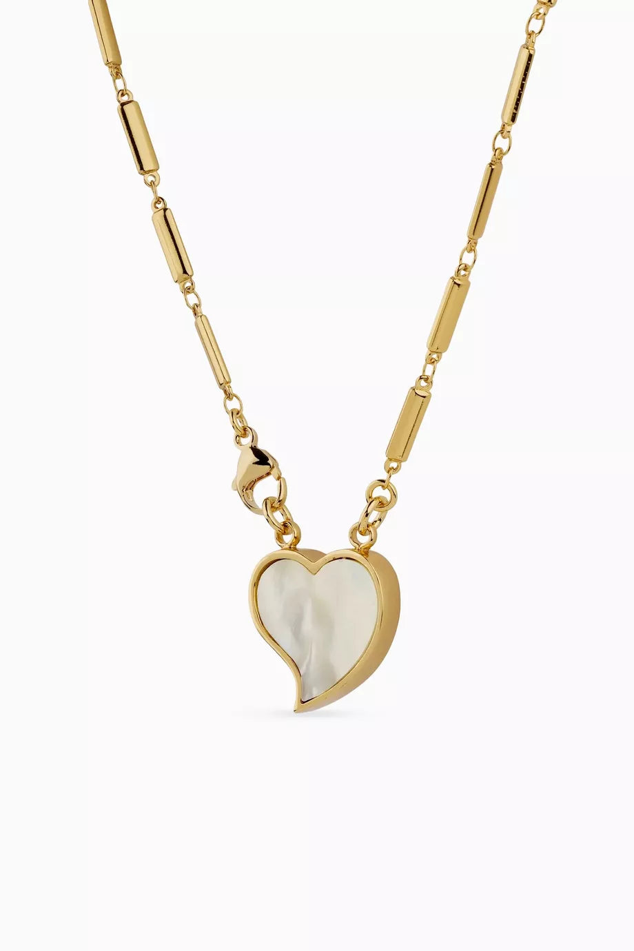 Gas Bijoux Mirage Heart Necklace White Mother of Pearl